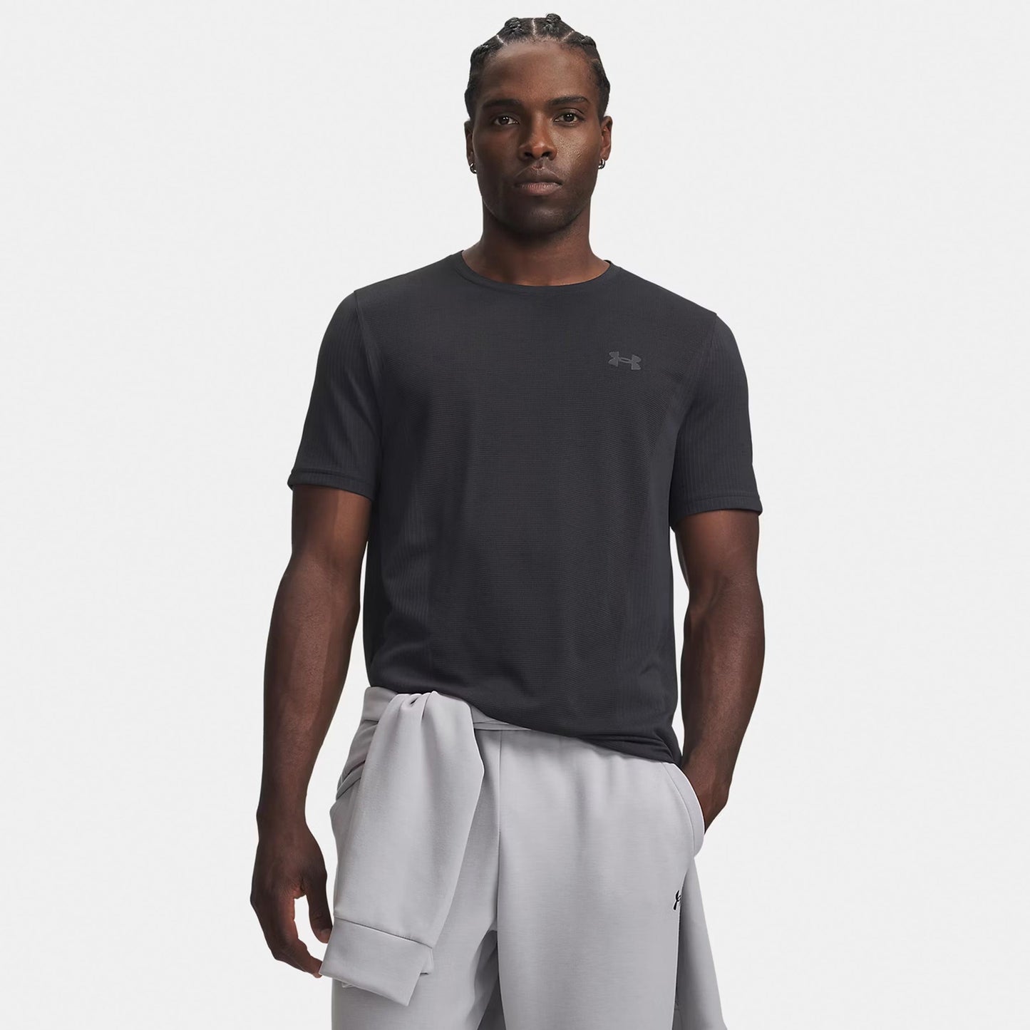 Under Armour Vanish Seamless T-shirt Herrer - sort, sort