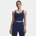 Motion  Tanktop Damer - blå, hvid
