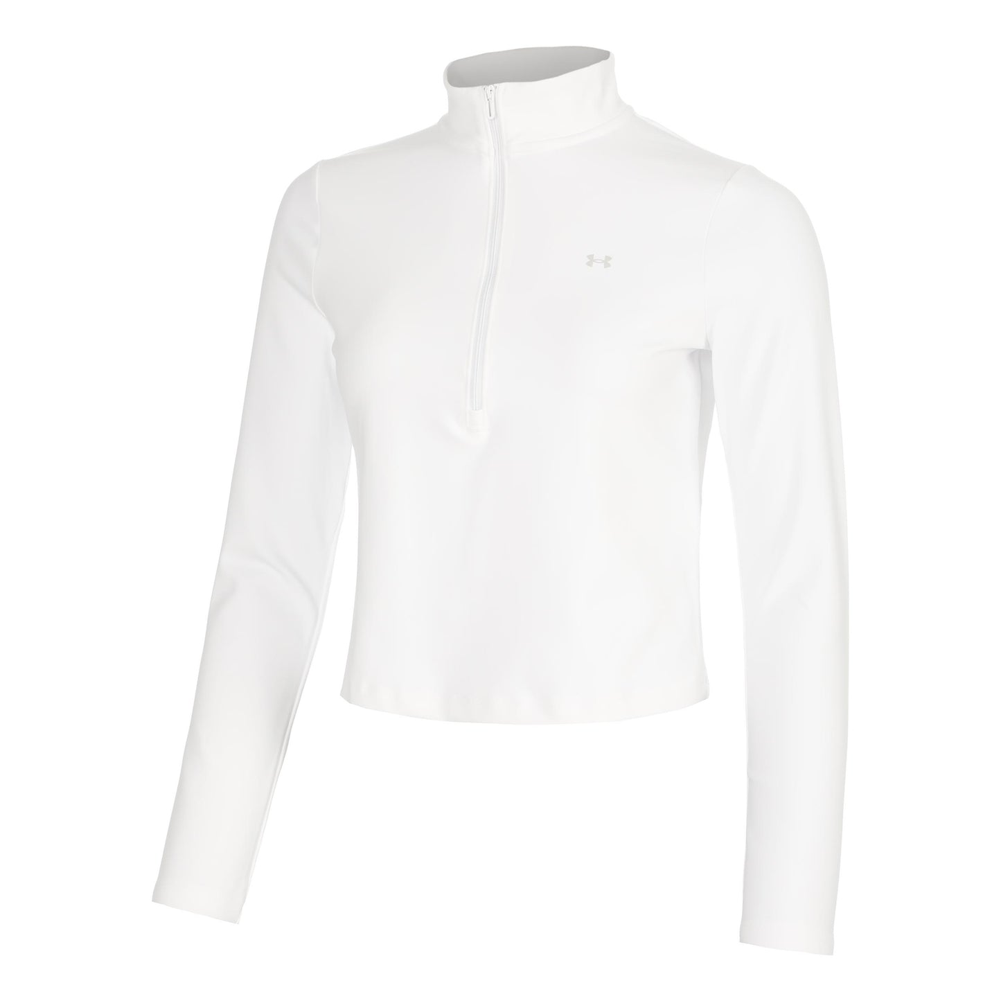 Under Armour Motion 1/2 Zip Shirt, langærmet Damer - hvid, lysegrå