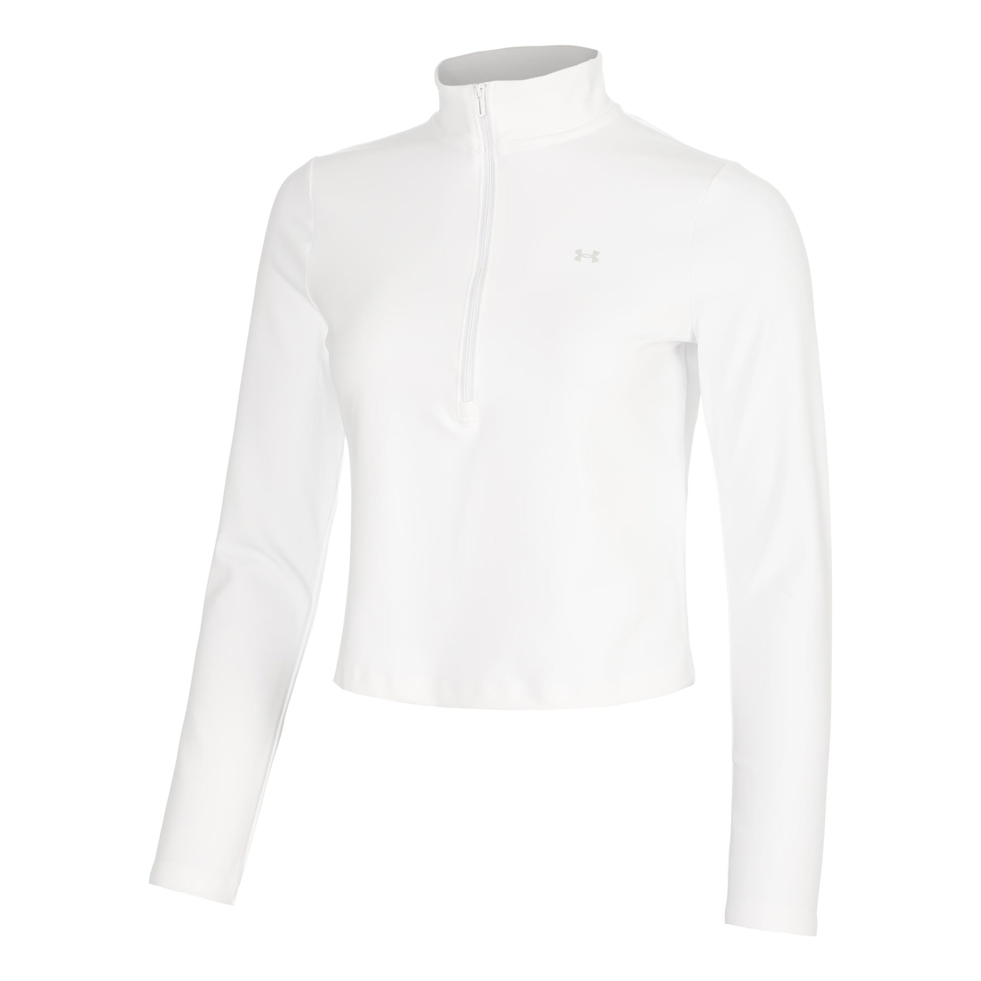 Under Armour Motion 1/2 Zip Shirt, langærmet Damer - hvid, lysegrå