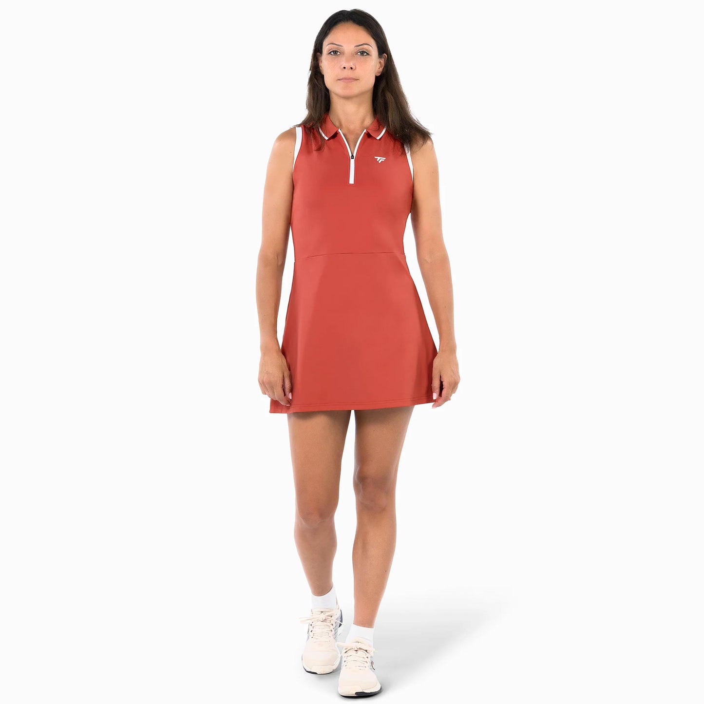 Tecnifibre Tech Kjole Damer - rødorange, hvid