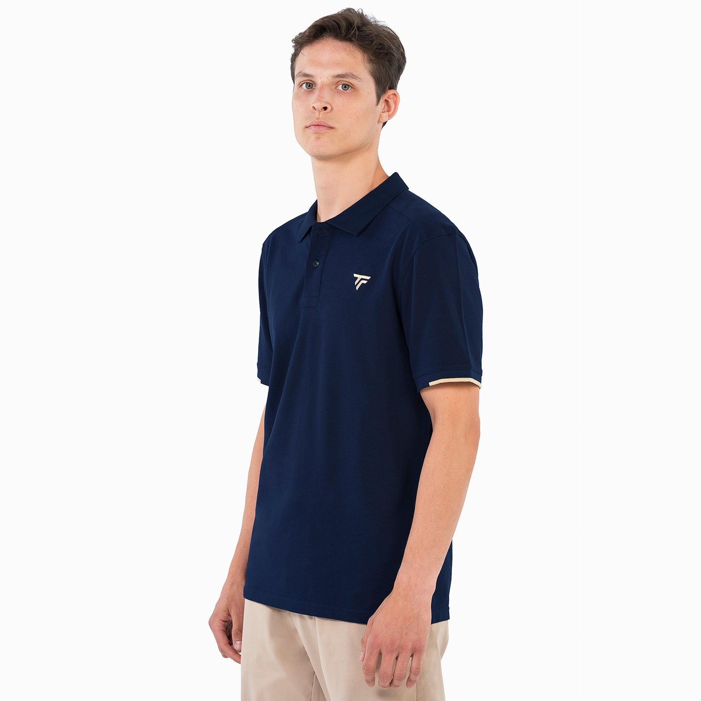 Tecnifibre Pique T-shirt Herrer - mørkeblå