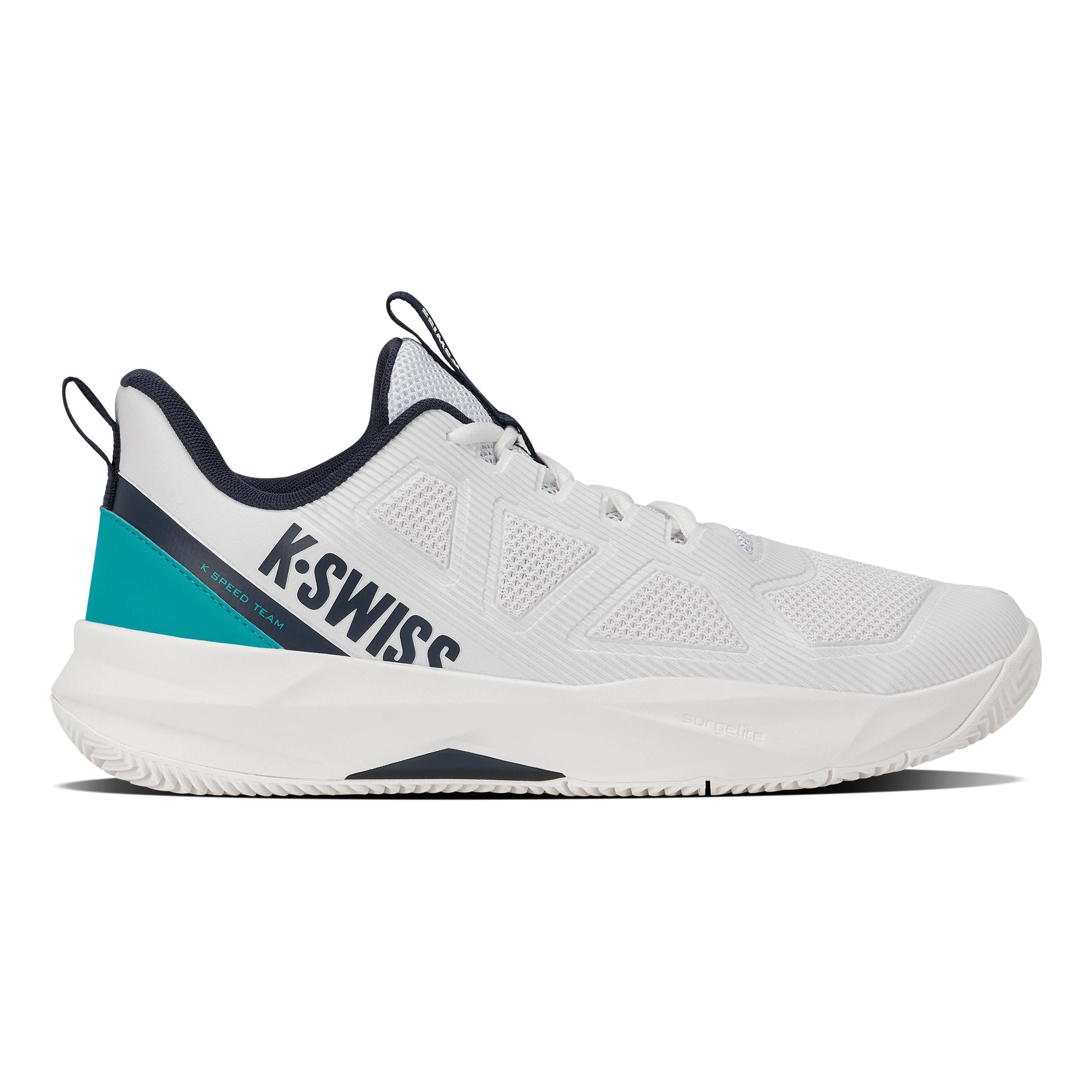 K-Swiss K-Speed Team Grusbanesko Herrer - hvid, turkis