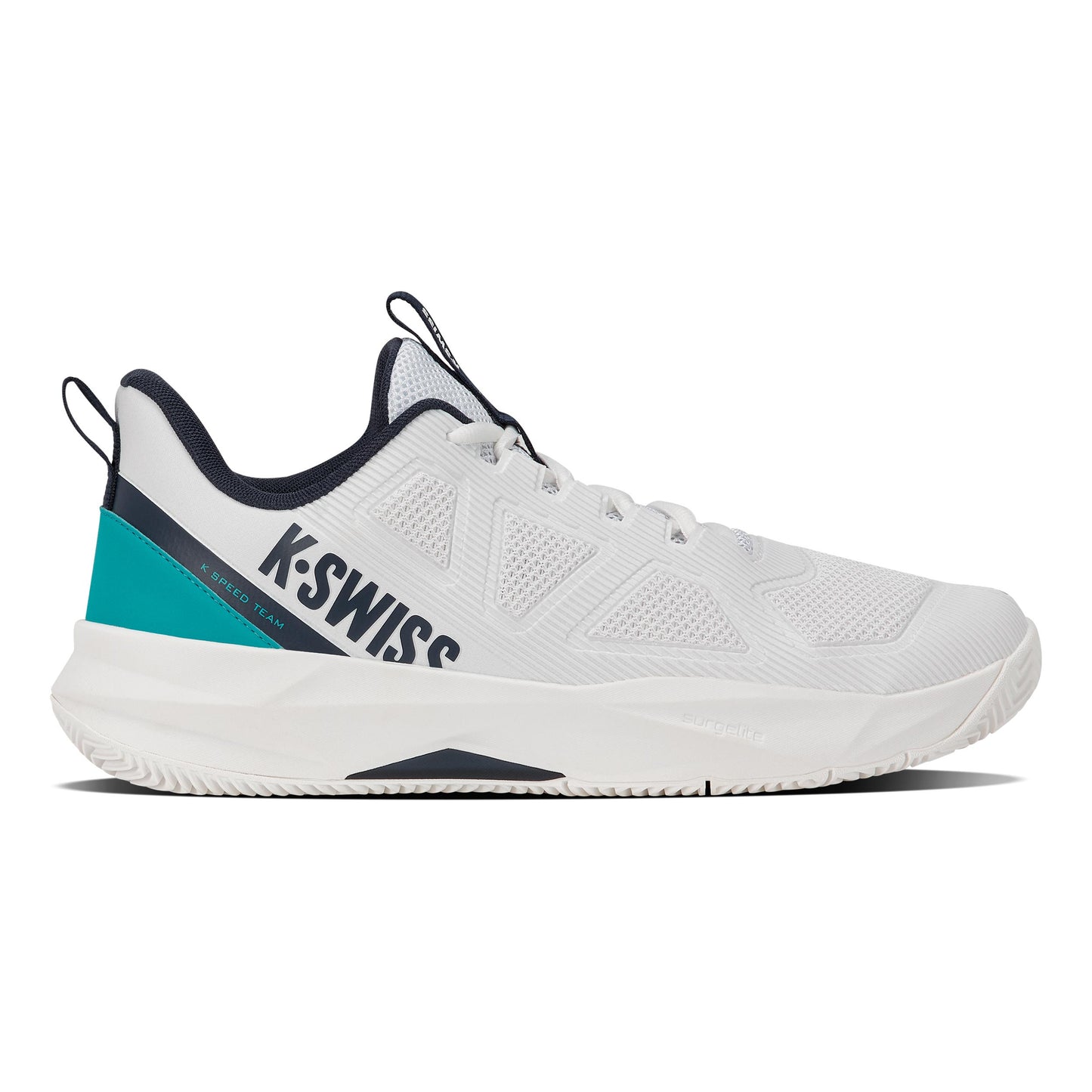 K-Swiss K-Speed Team Grusbanesko Herrer - hvid, turkis
