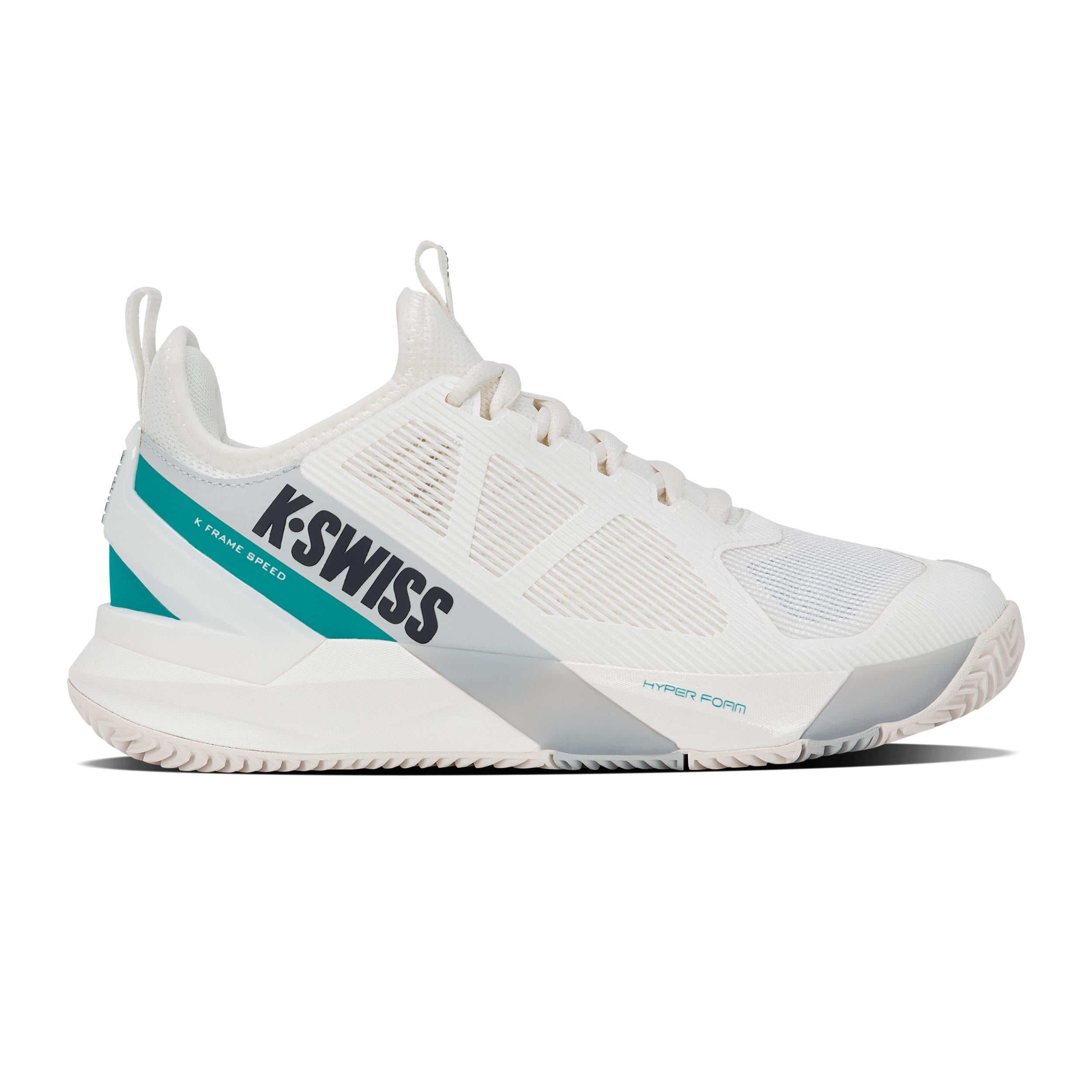 K-Swiss K-Frame Speed Grusbanesko Damer - hvid, turkis