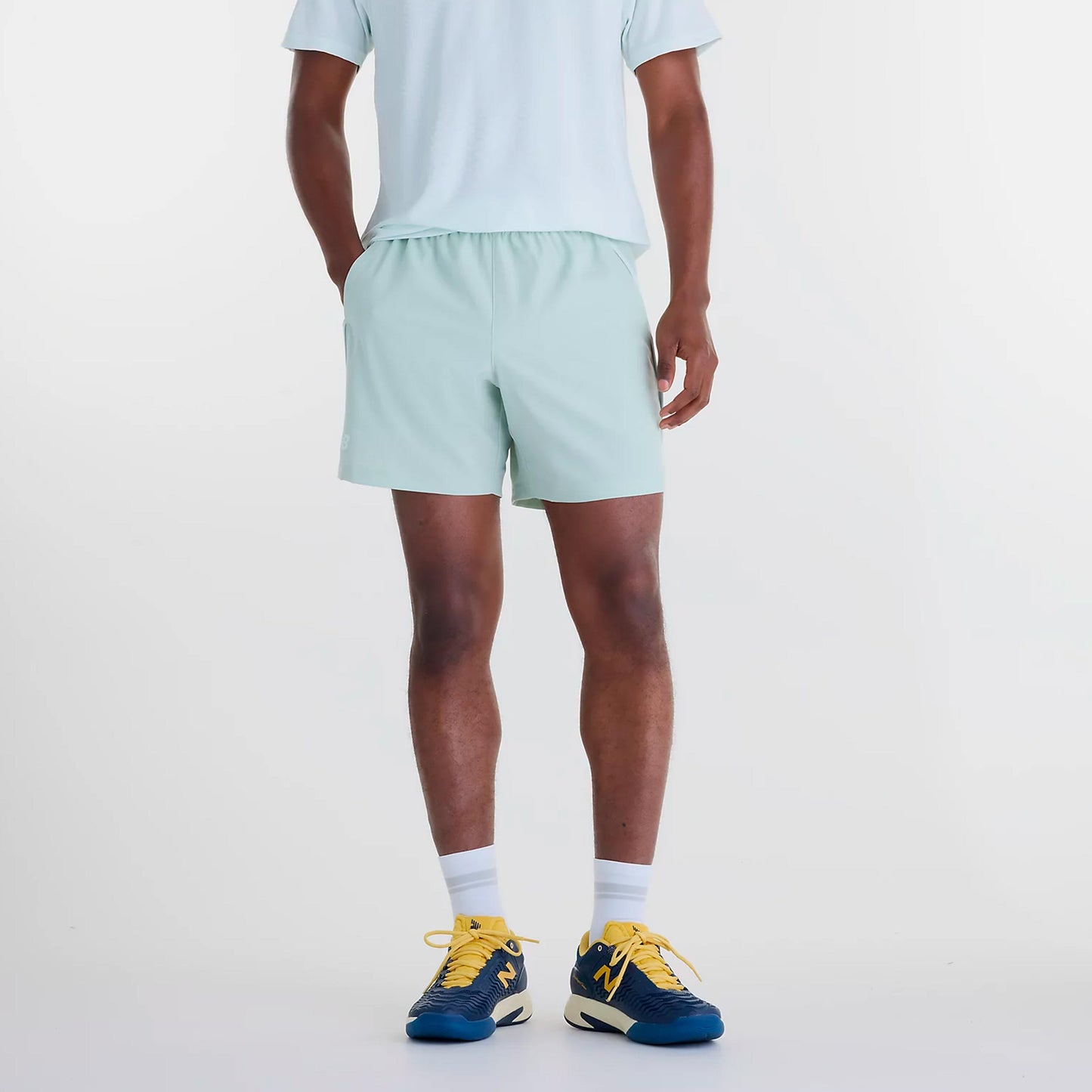 New Balance Tournament Shorts Herrer - grågrøn