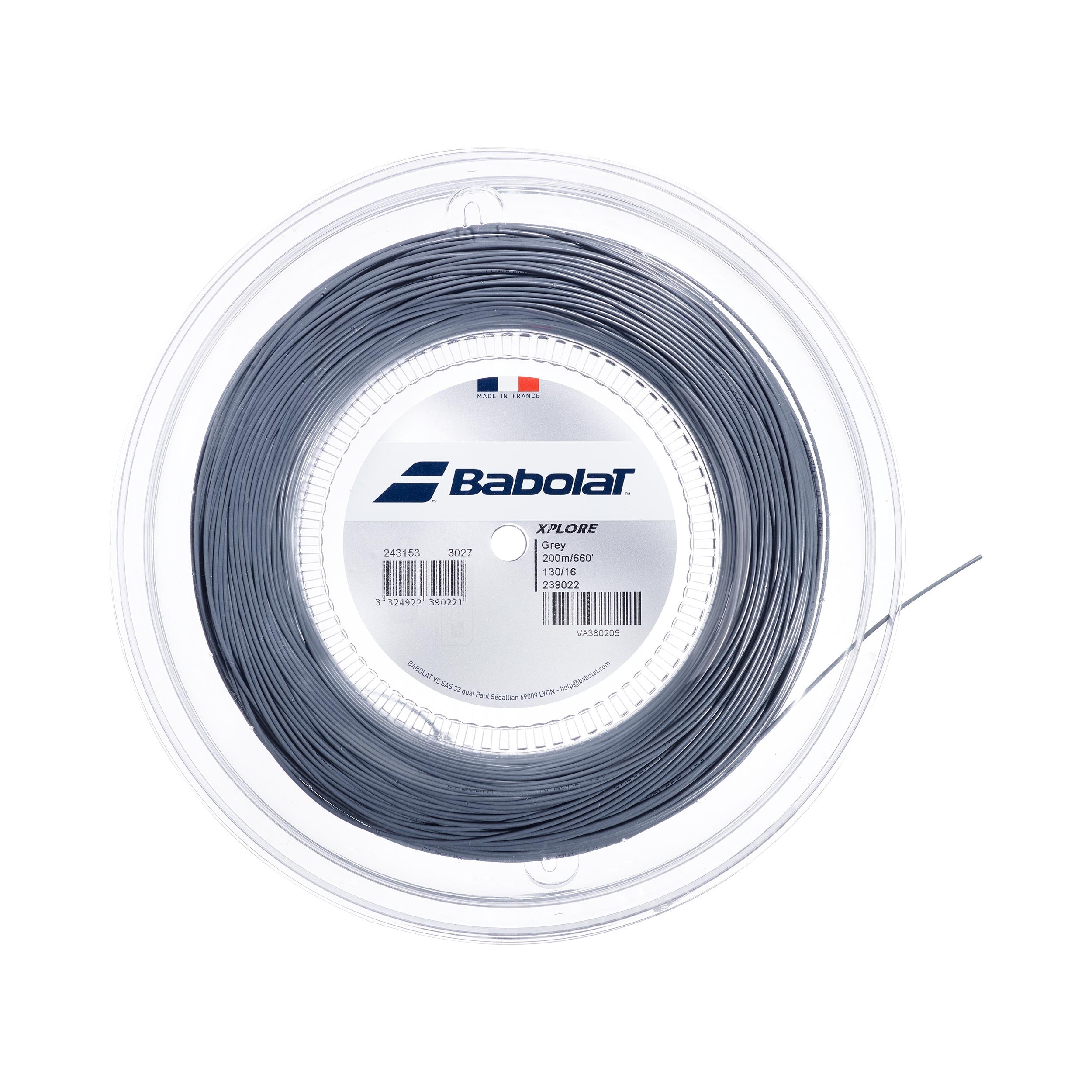 Babolat Xplore Strenge, rulle 200m - grå