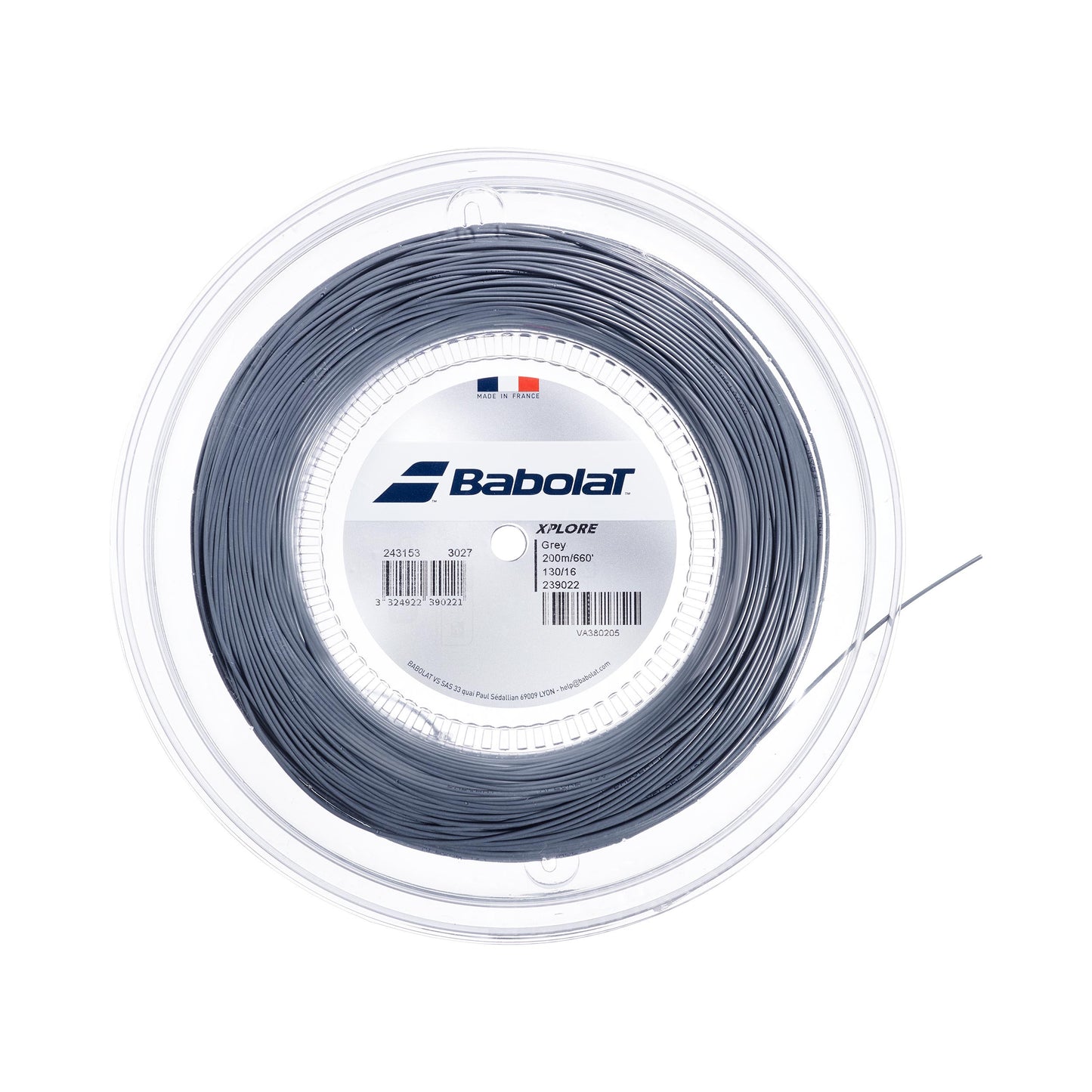 Babolat Xplore Strenge, rulle 200m - grå