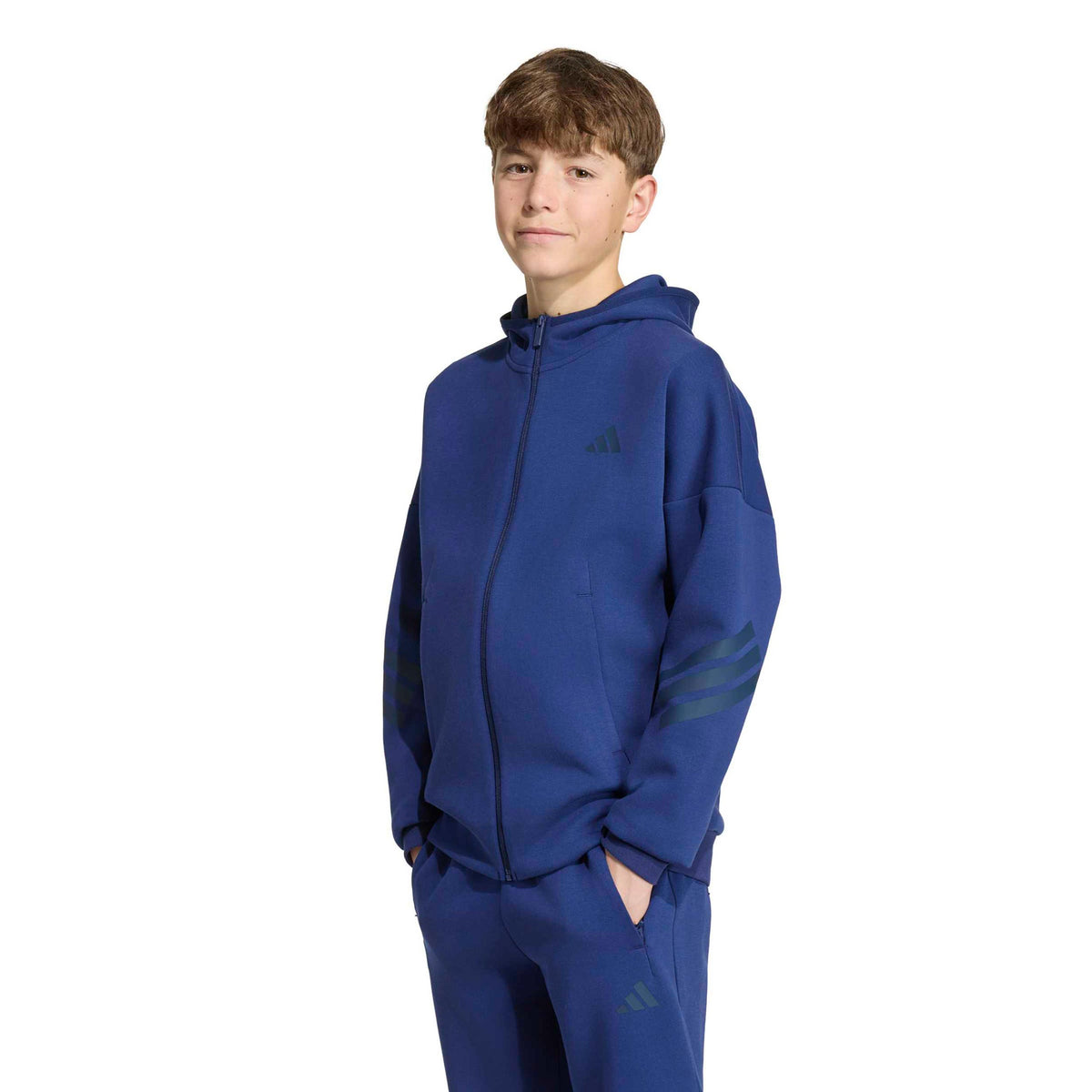 adidas 3Stripes Sweatjakke Børn - mørkeblå