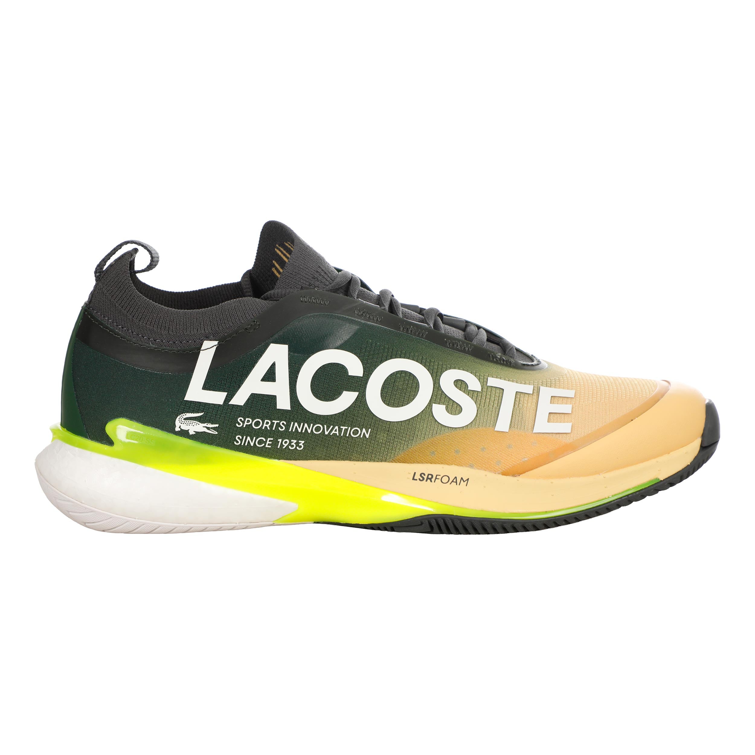 Lacoste AG-LT Lite Allcourt-sko Herrer - gul, mørkegrøn