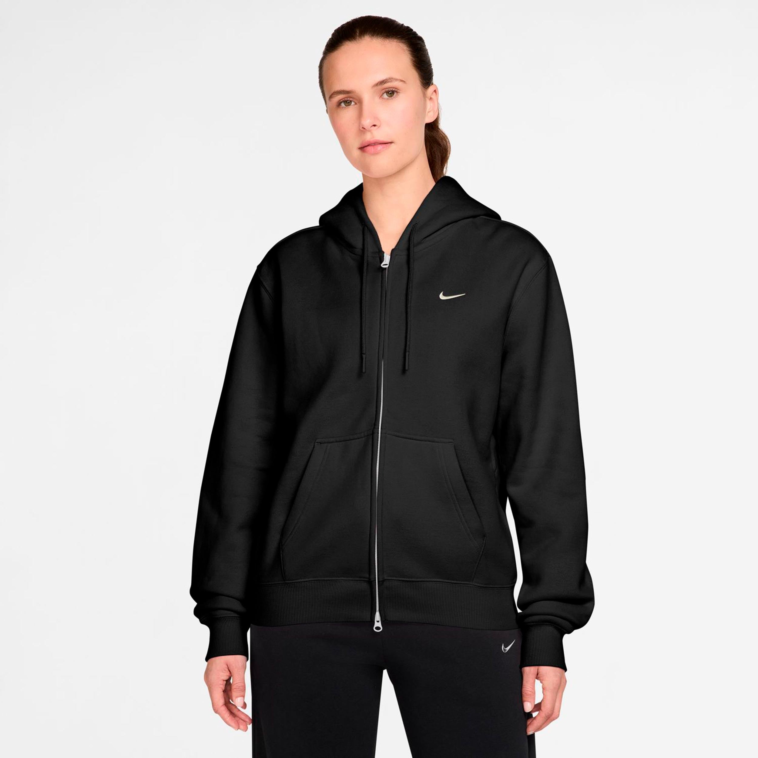Nike Studio Fleece Sweatjakke Damer - sort
