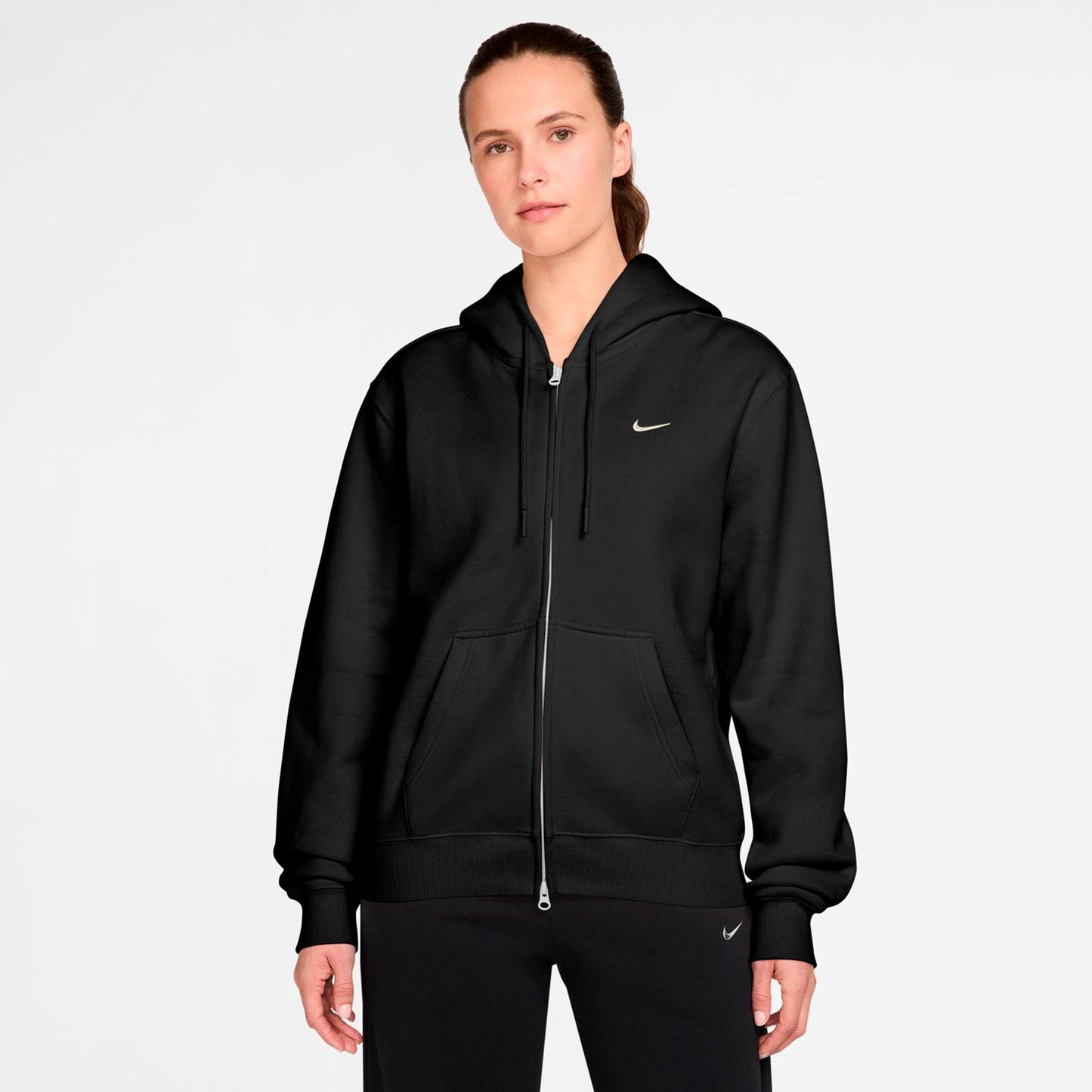 Nike Studio Fleece Sweatjakke Damer - sort