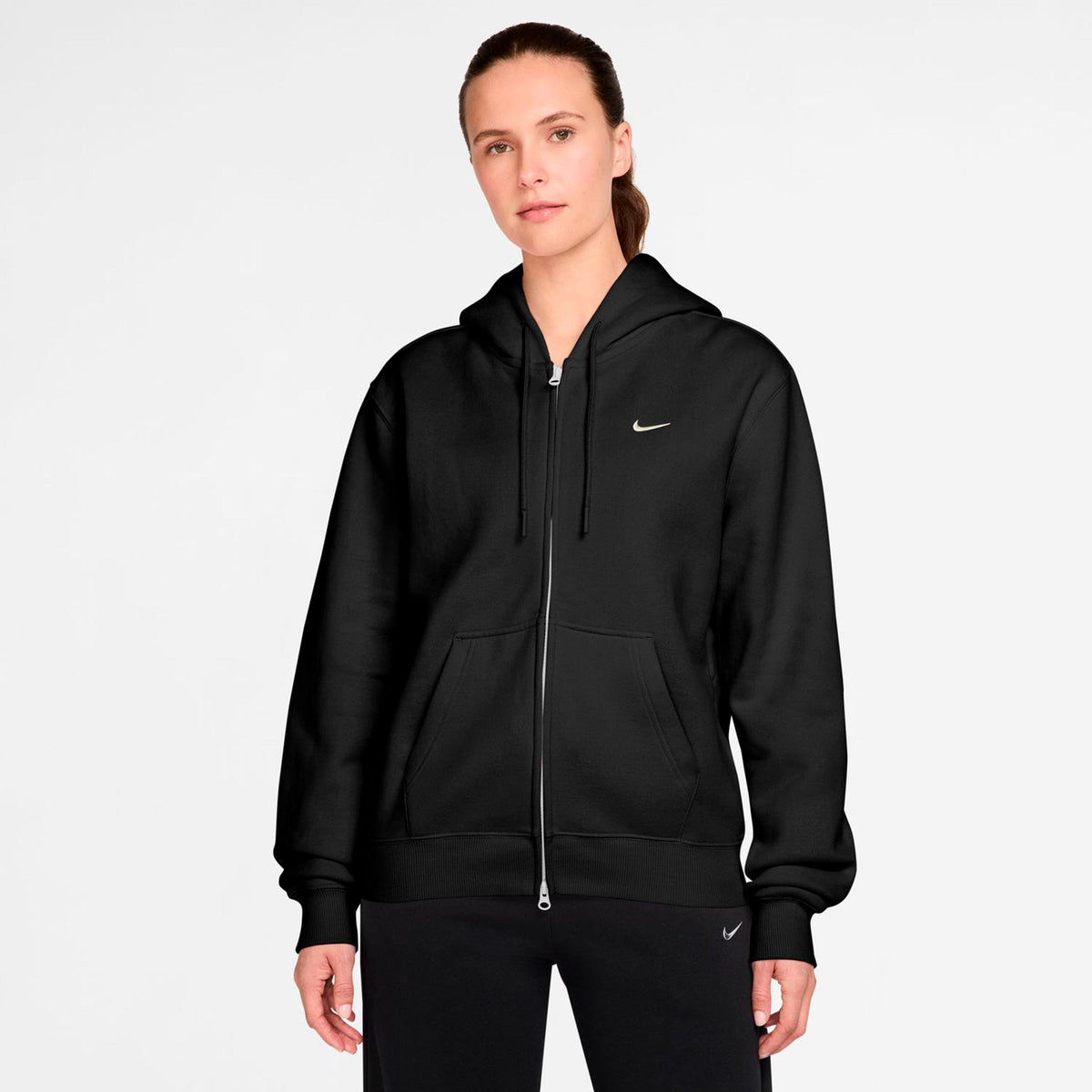Nike Studio Fleece Sweatjakke Damer - sort