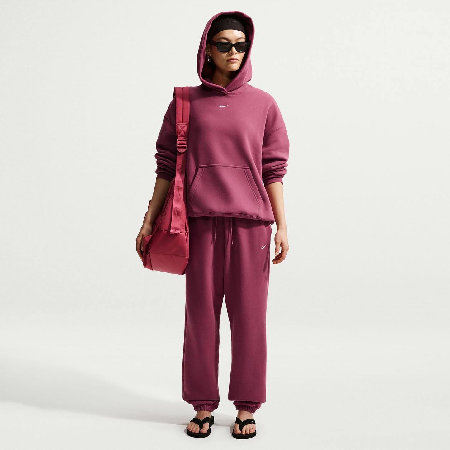 Nike Studio Fleece Træningsbukser Damer - mauve