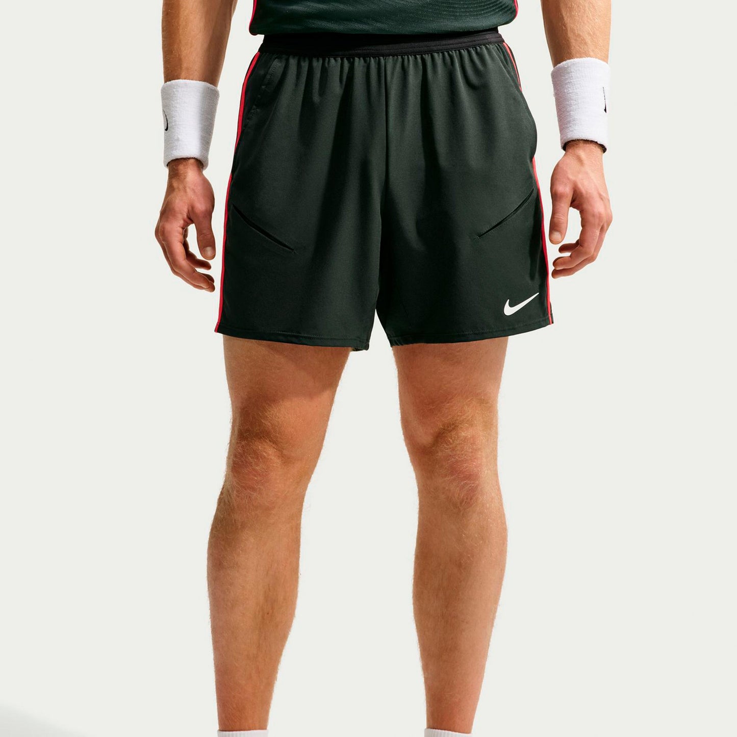 Nike Court Slam Shorts Herrer - mørkegrå