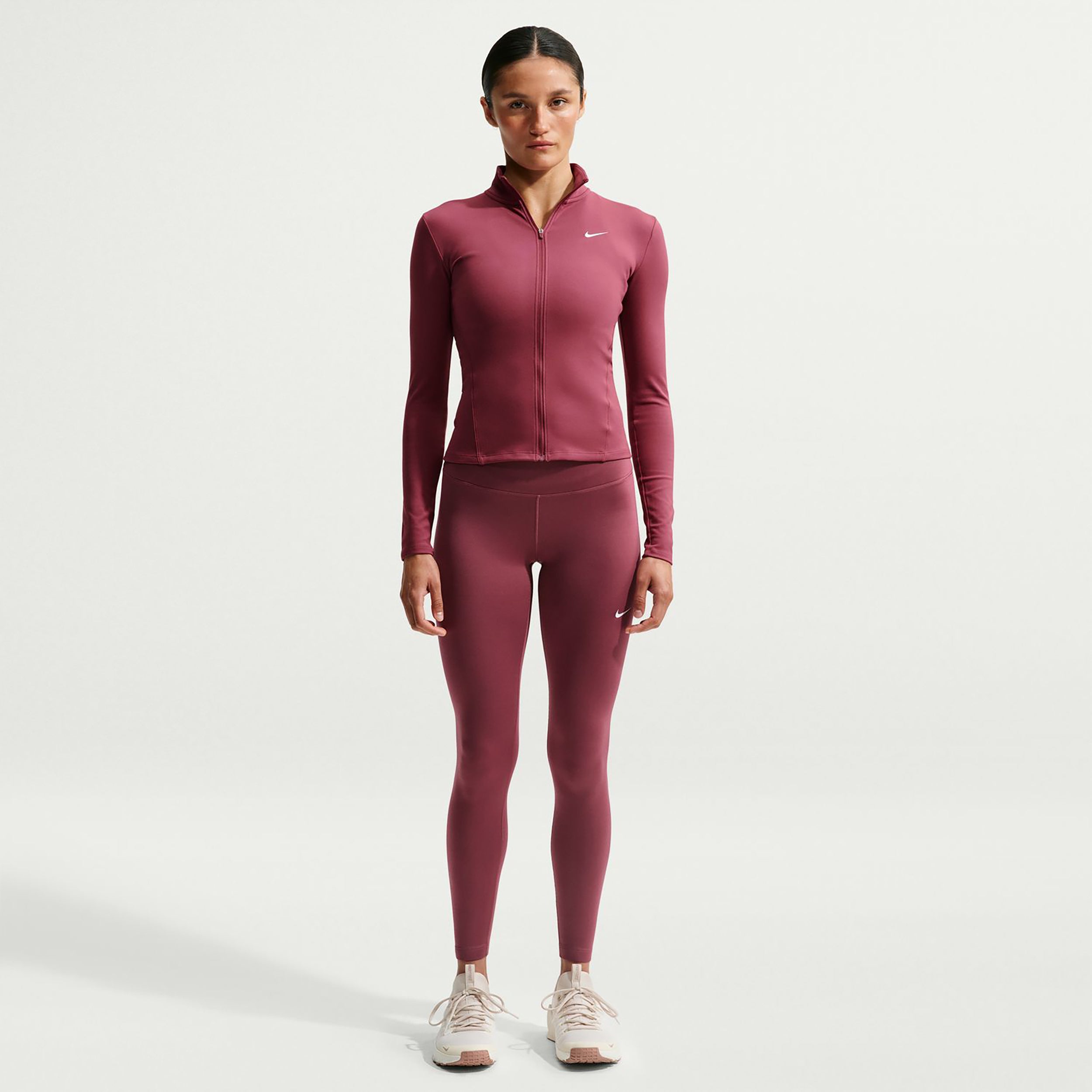 Nike One Fitted Træningsjakke Damer - mauve