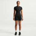 One Fitted T-shirt Damer - sort