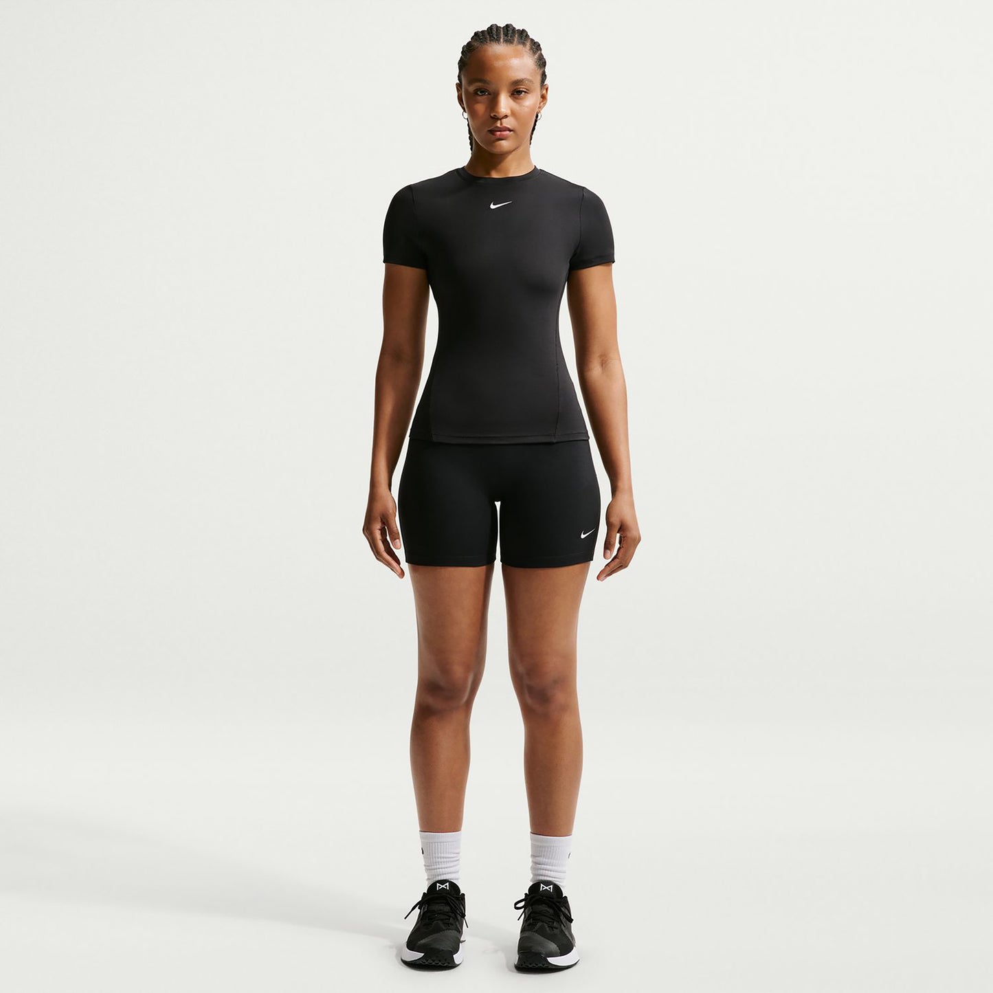 Nike One Fitted T-shirt Damer - sort