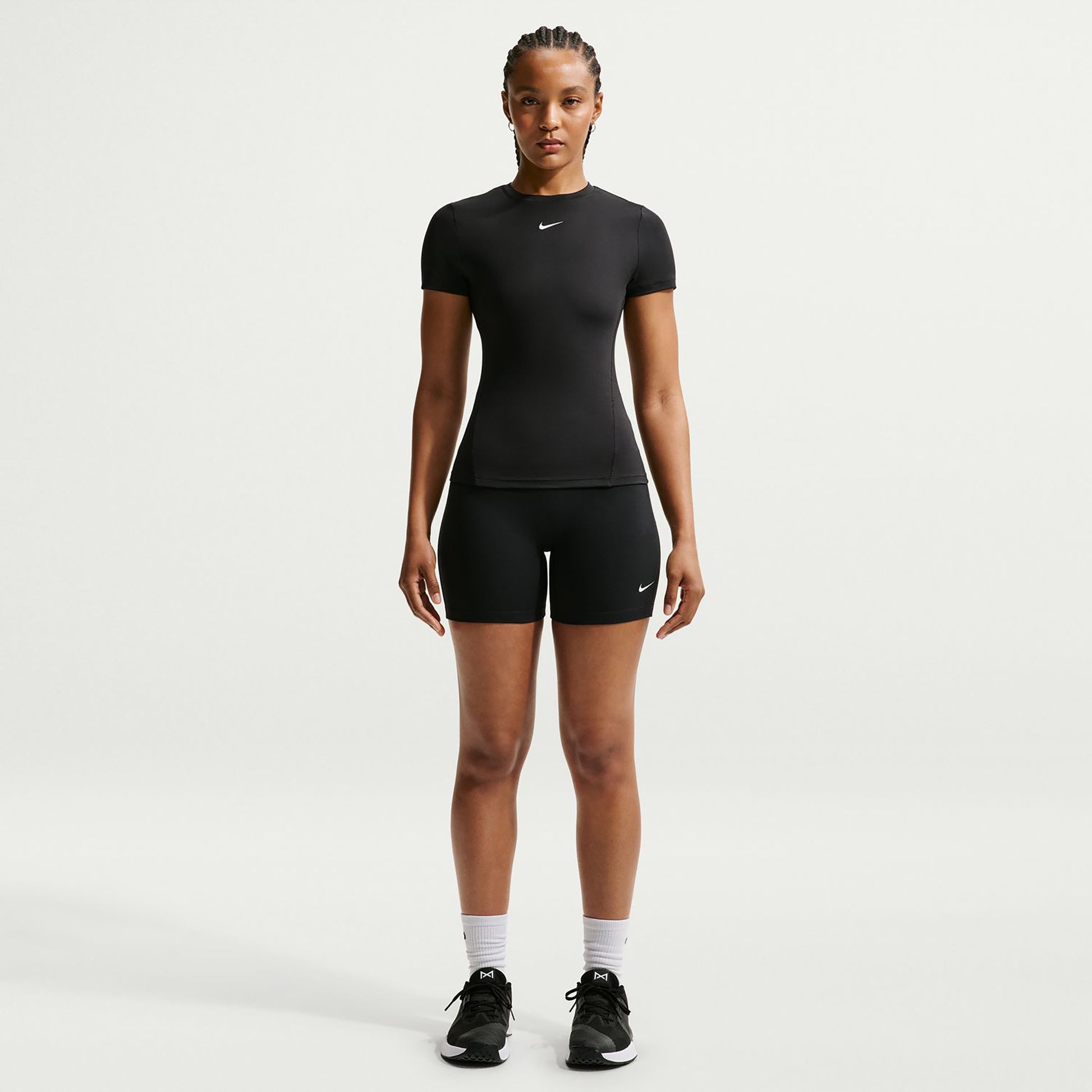 Nike One Fitted T-shirt Damer - sort