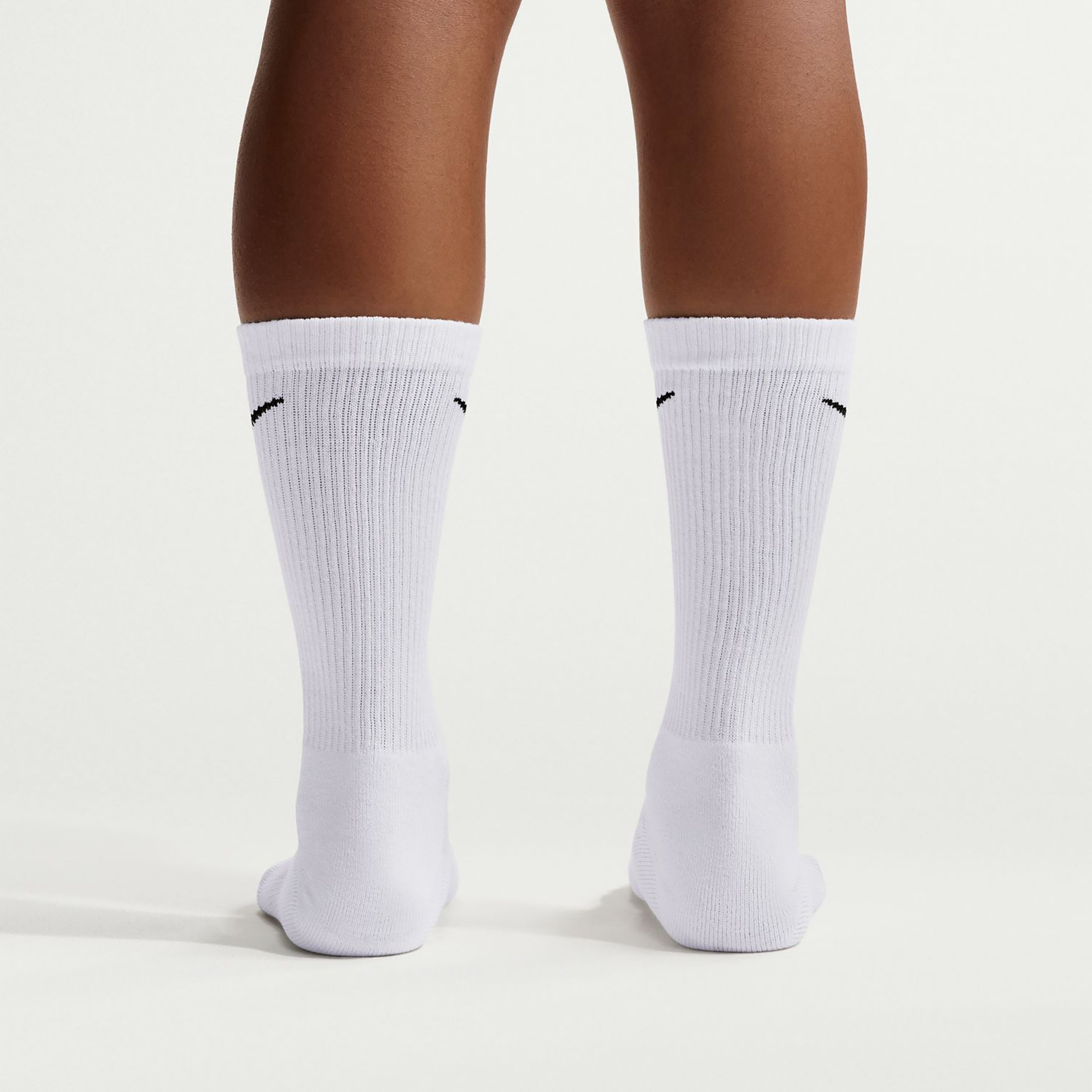 Nike Elevated Crew Tennissokker Pakke med 6 Unisex - hvid
