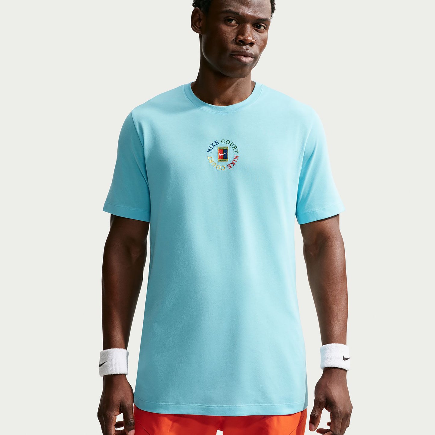 Nike Court T-shirt Herrer - turkis