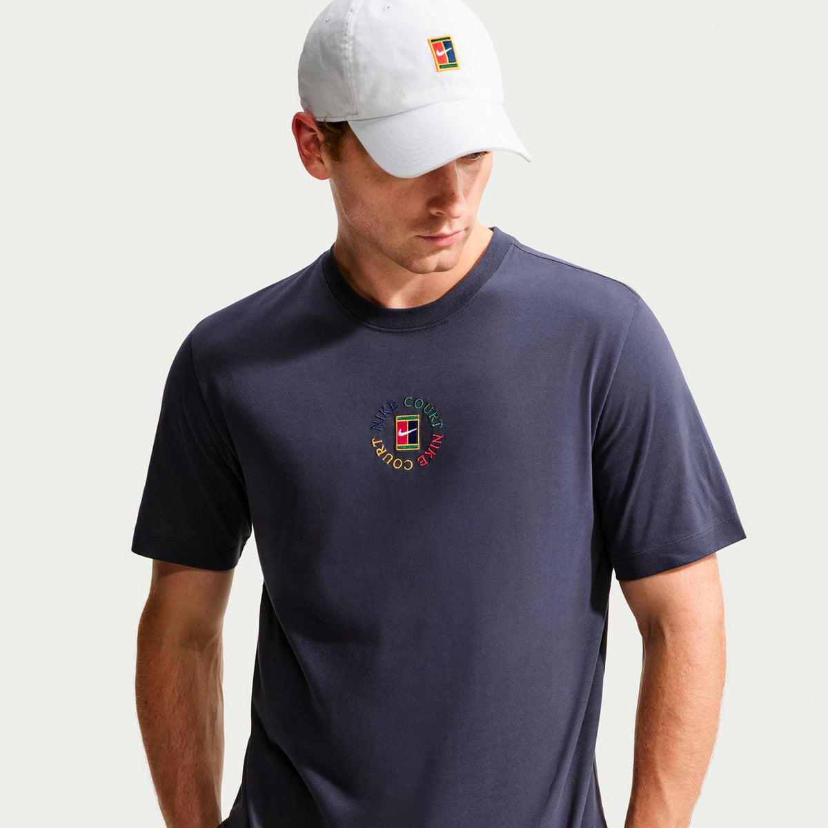 Nike Court T-shirt Herrer - mørkegrå