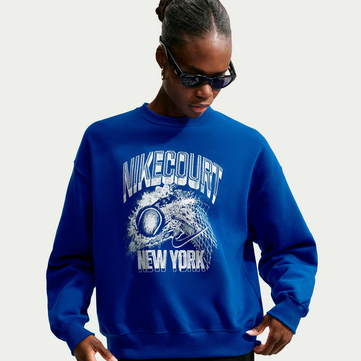 Nike Court Sweatshirt Damer - blå