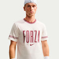 Court T-shirt Herrer - creme