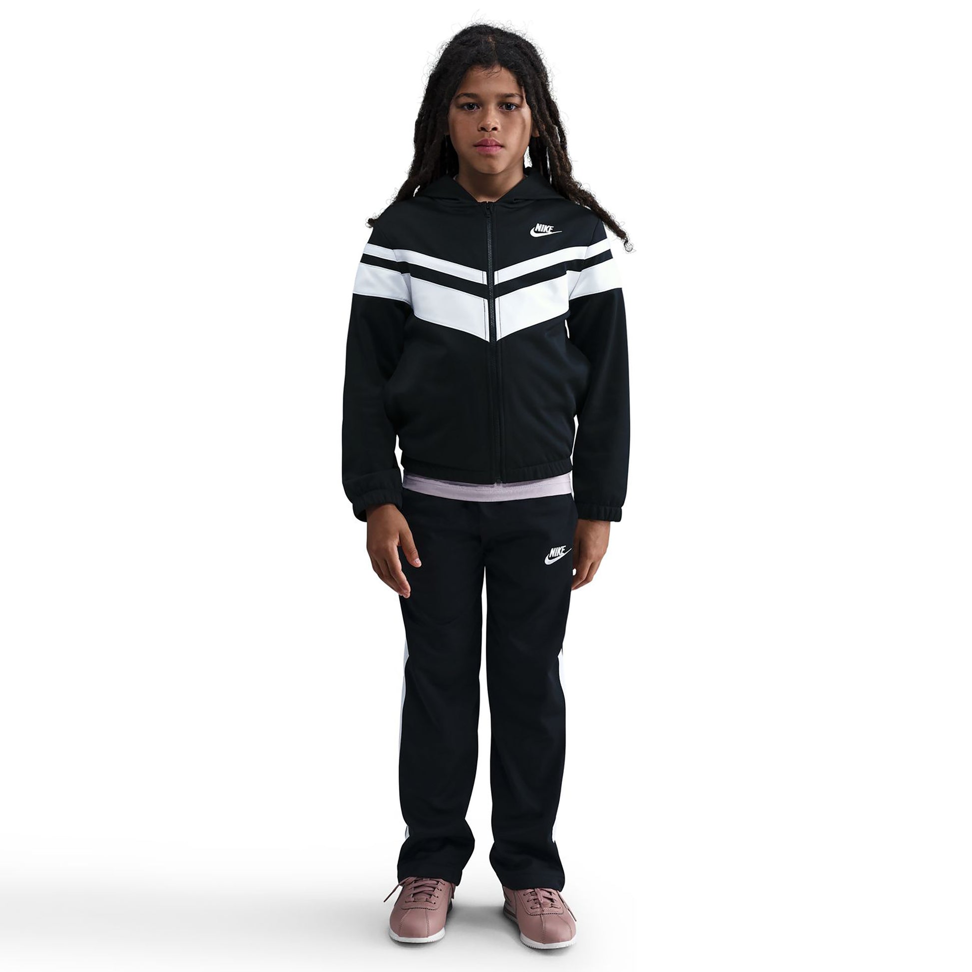 Nike Sportswear Træningsdragt Børn - sort, hvid