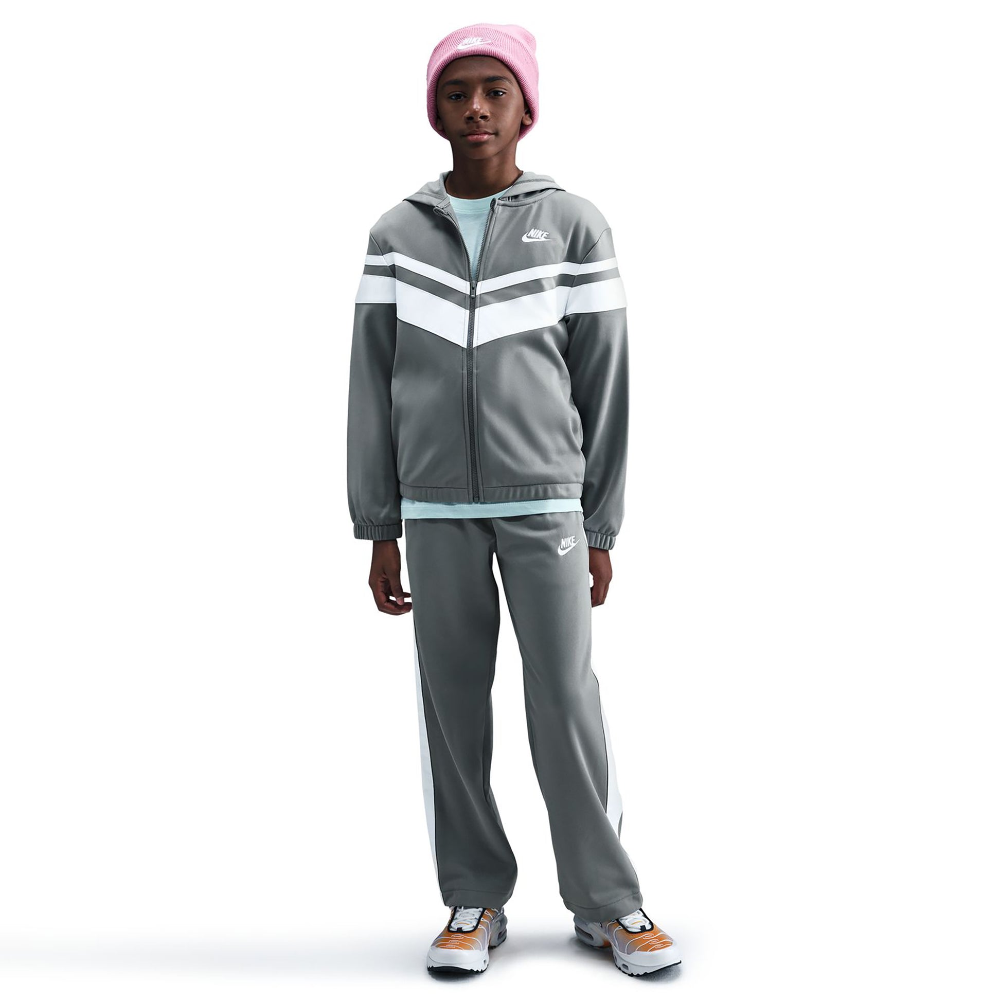 Nike Sportswear Træningsdragt Børn - grå, hvid