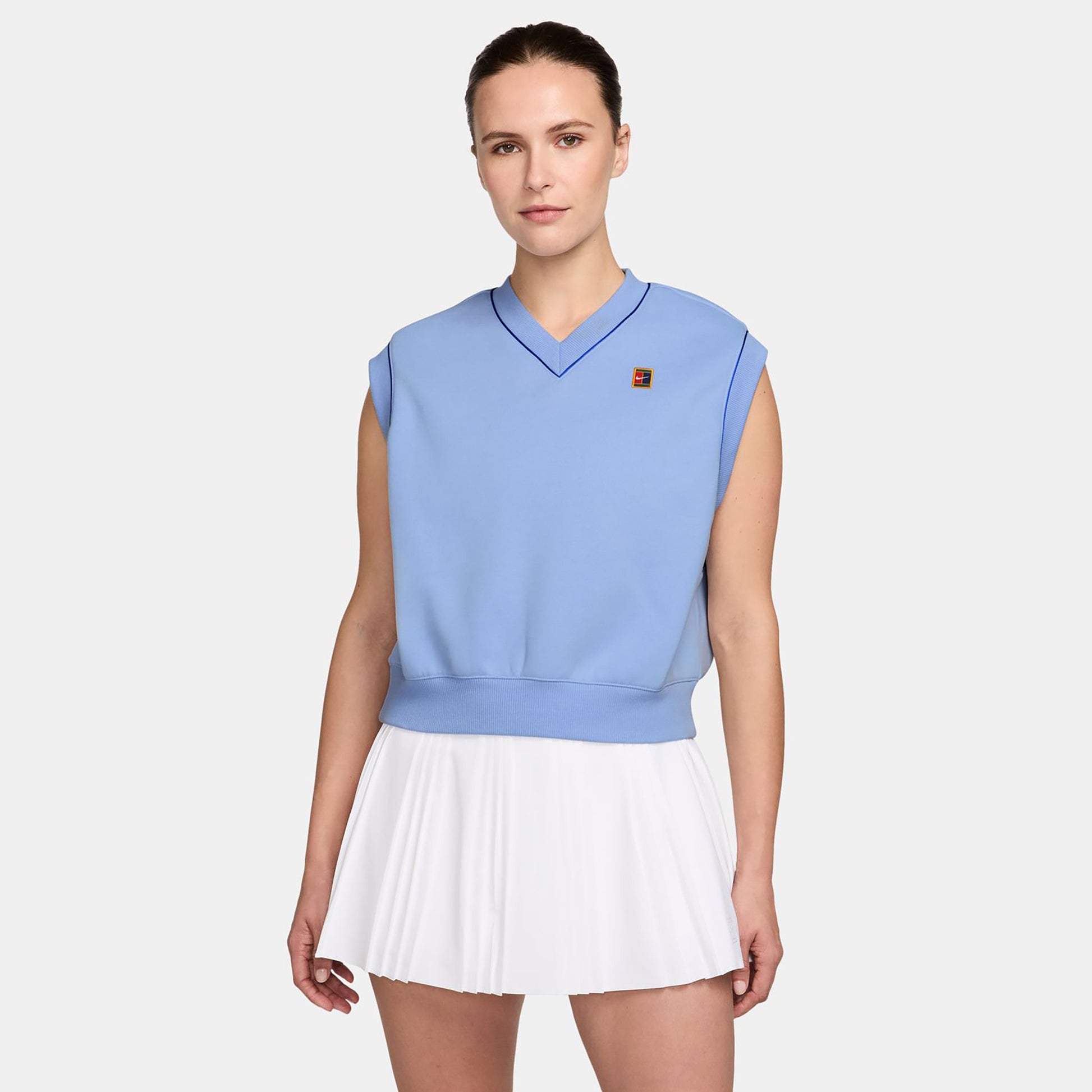 Nike Court Slipover Damer - lyseblå