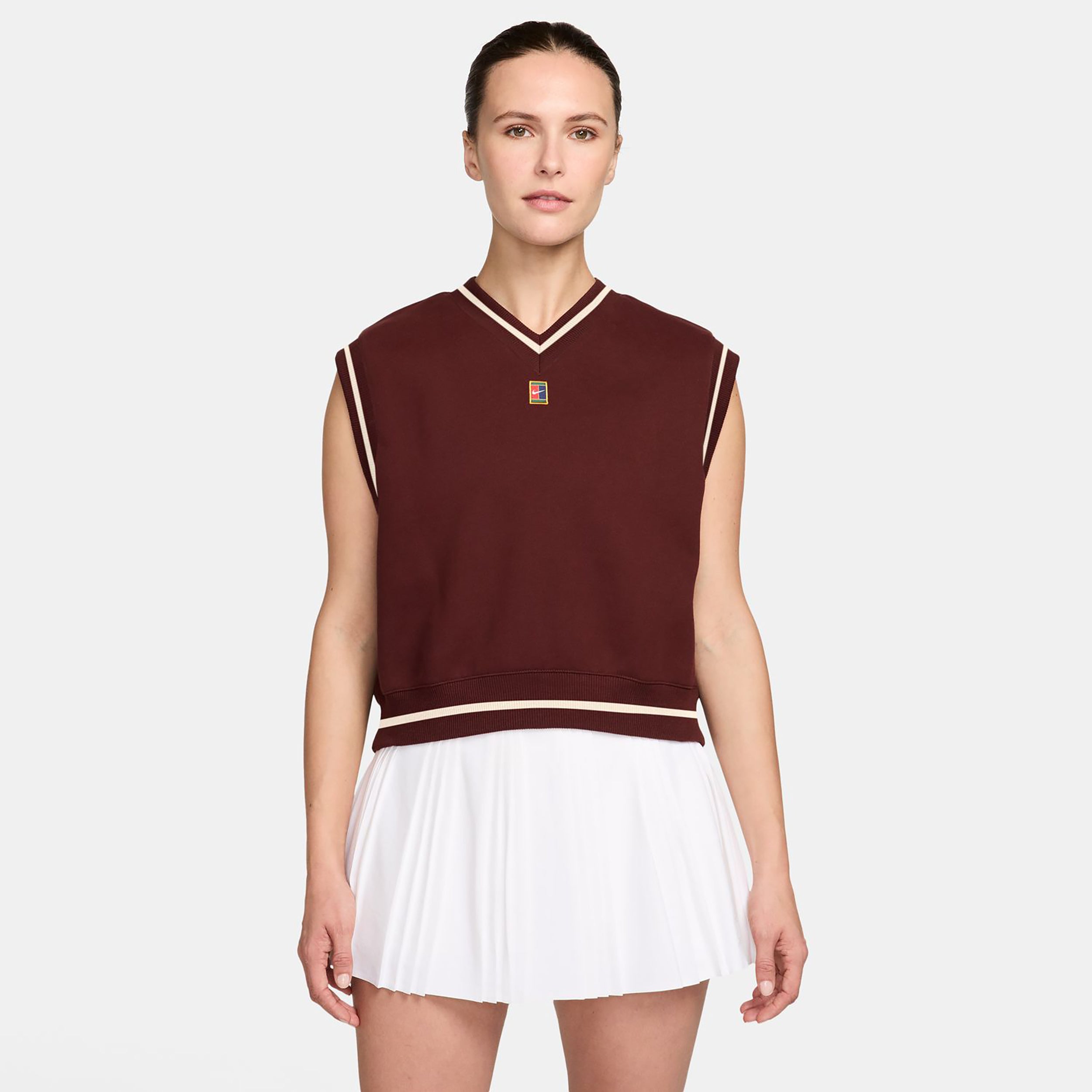 Nike Court Slipover Damer - brun