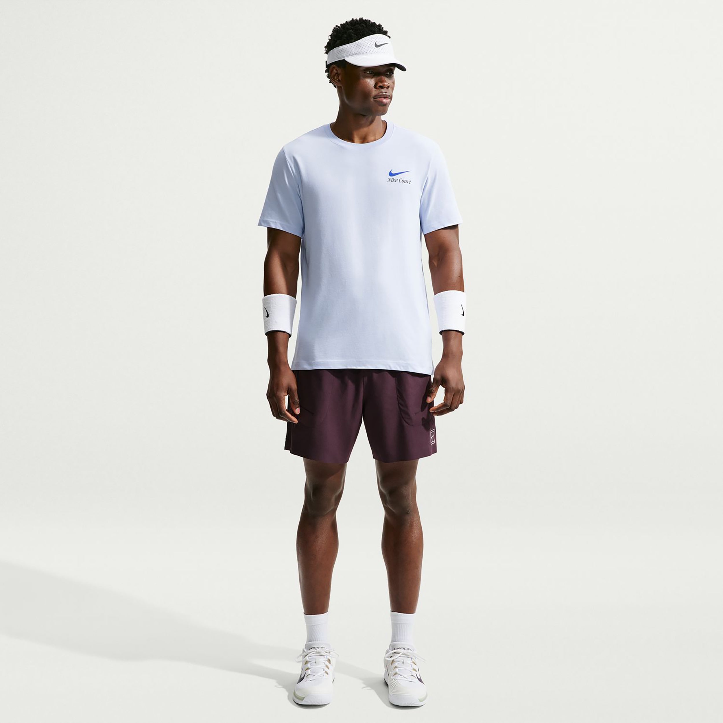 Nike Court Dri-Fit T-shirt Herrer - syren