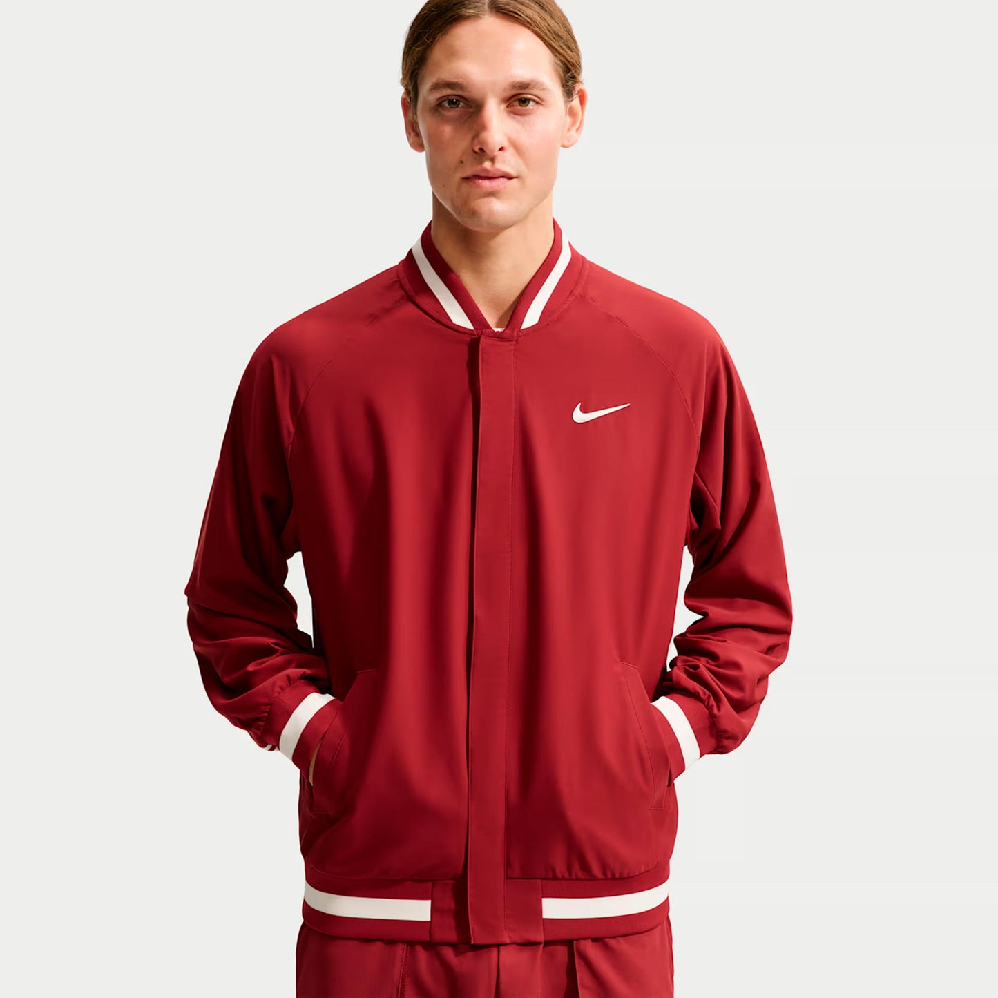 Nike Jannik Sinner Court Slam Træningsjakke Herrer - rød, creme