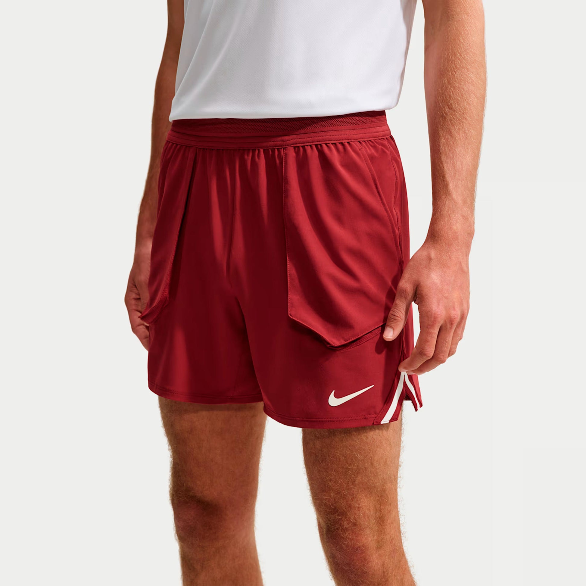 Nike Jannik Sinner Court Slam Shorts Herrer - vinrød, creme