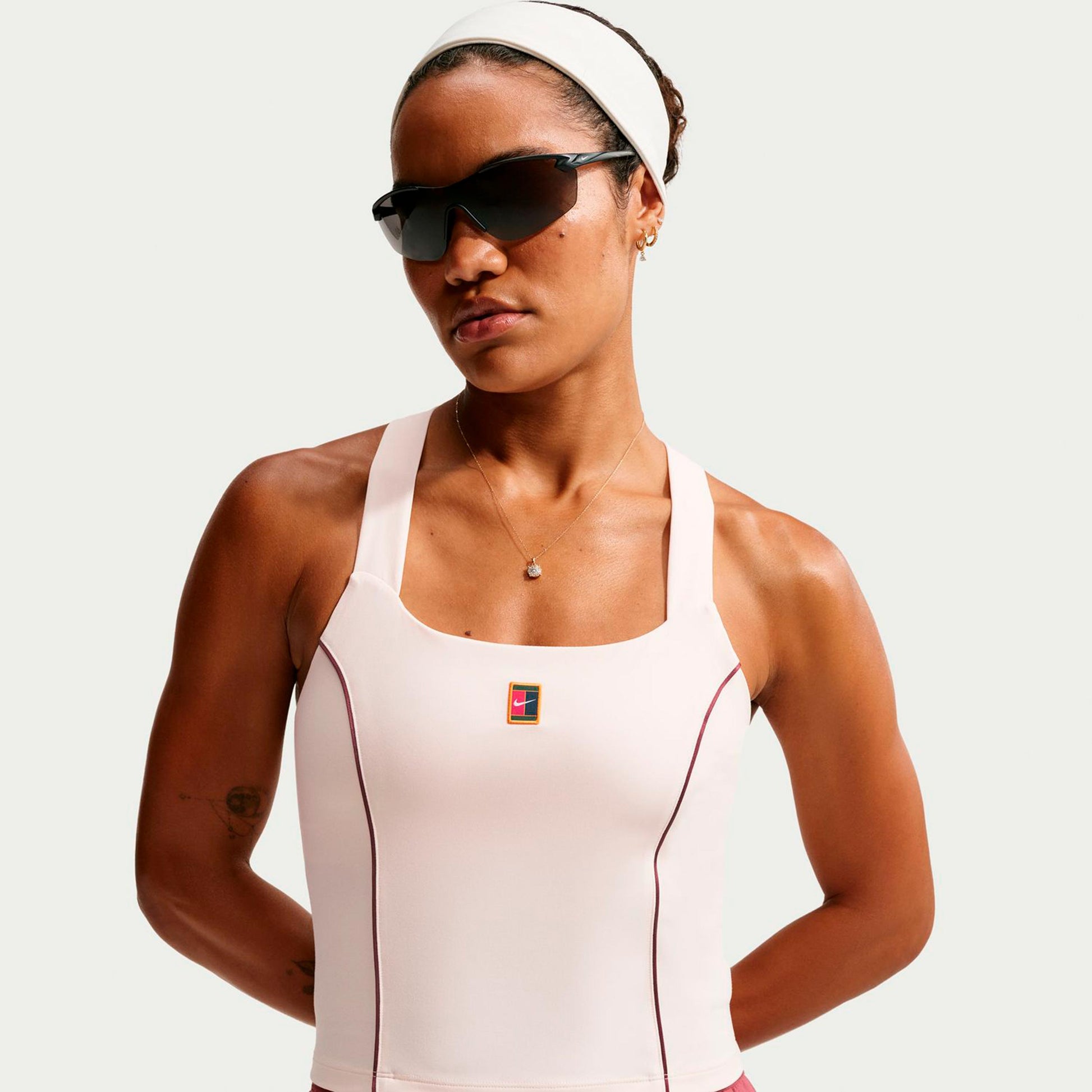 Nike Court Tanktop Damer - offwhite