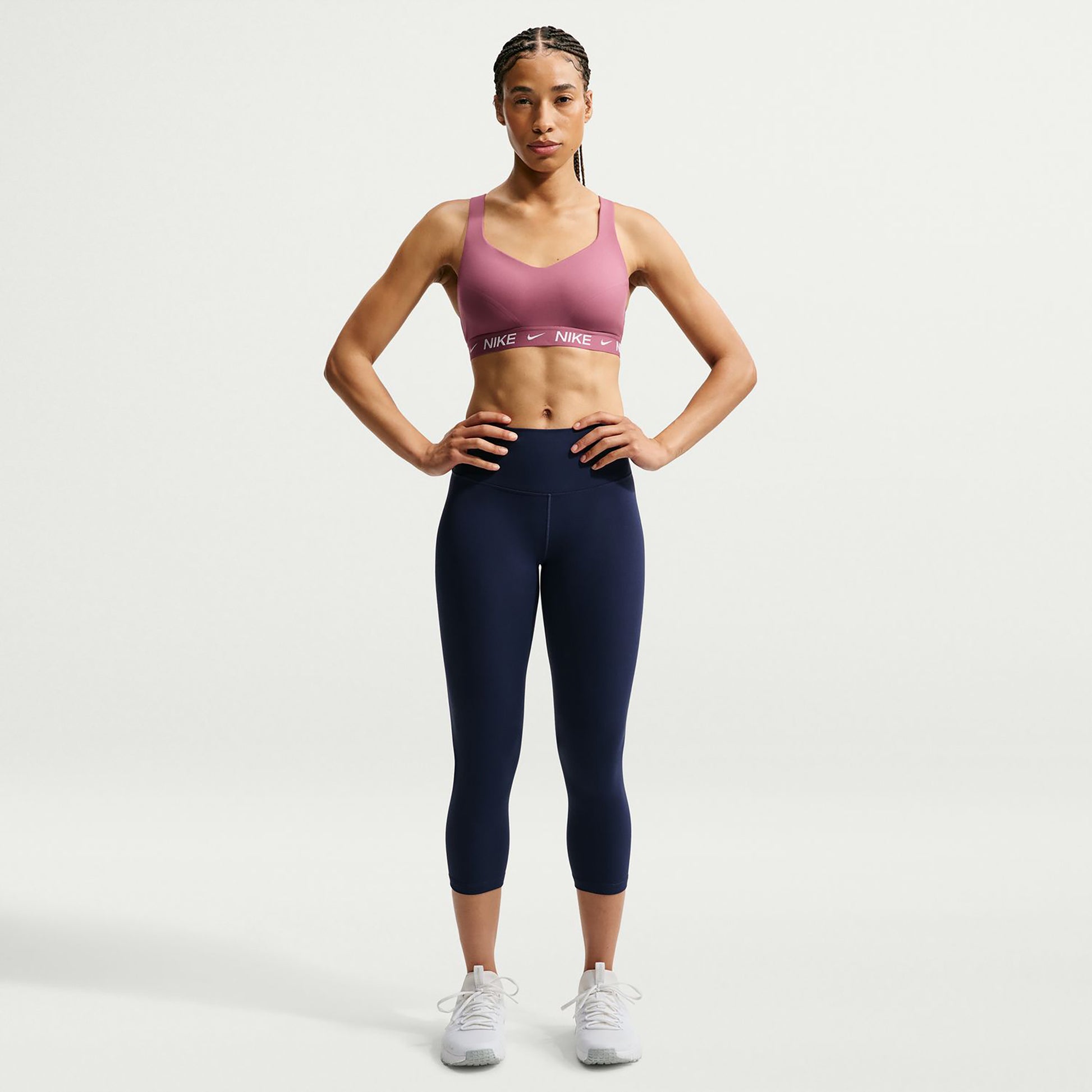 Nike Indy High Support Sports-BH Damer - mauve