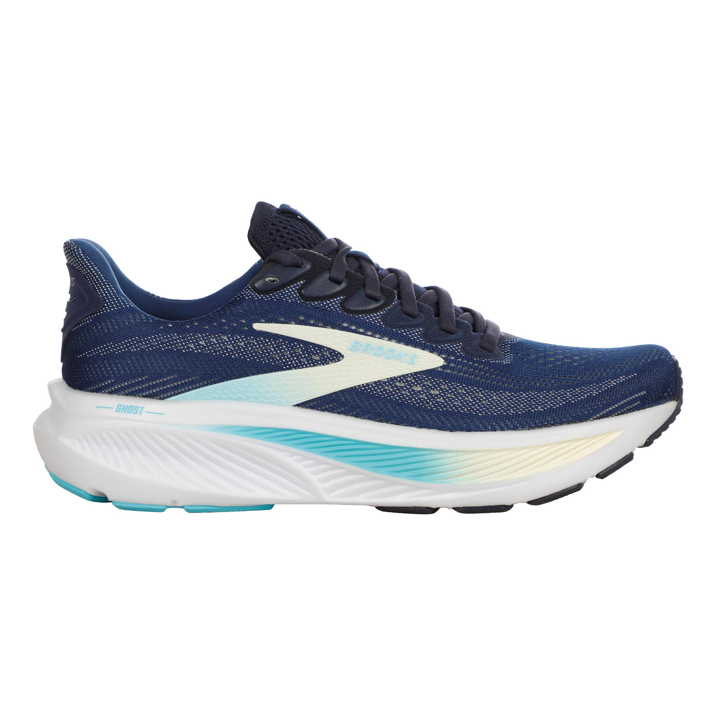 Brooks Ghost 17 Neutral sko Damer - mørkeblå, turkis