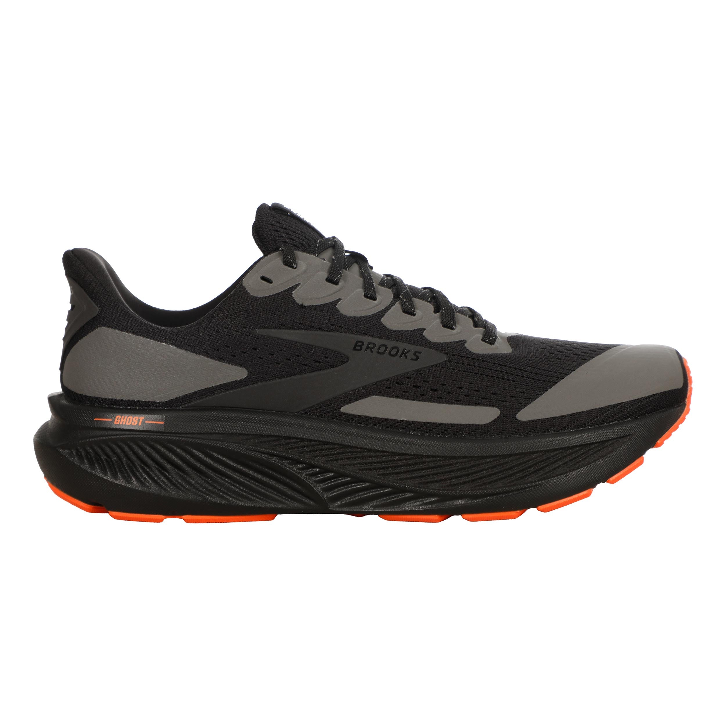 Brooks Ghost 17 Neutral sko Damer - sort, orange