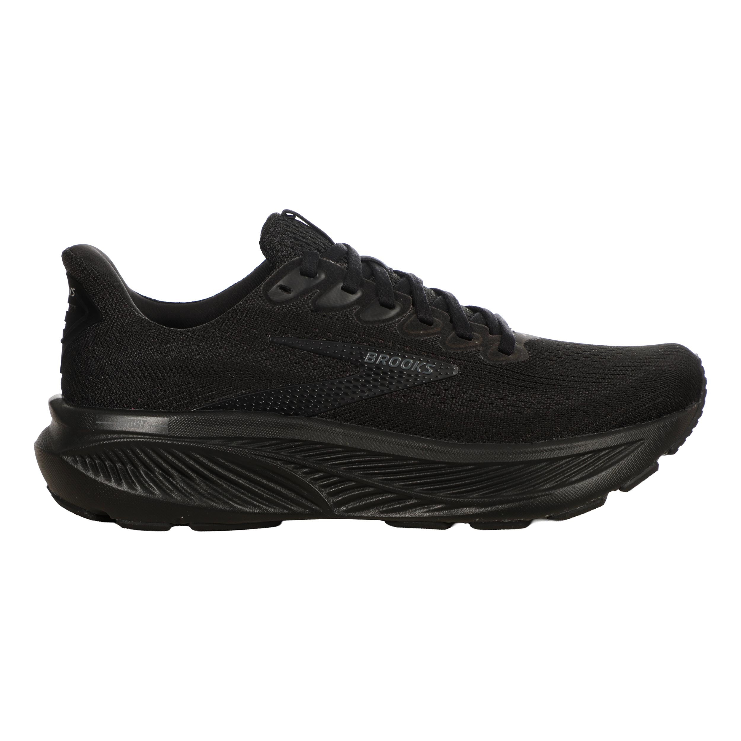 Brooks Ghost 17, wide Neutral sko Damer - sort, sort