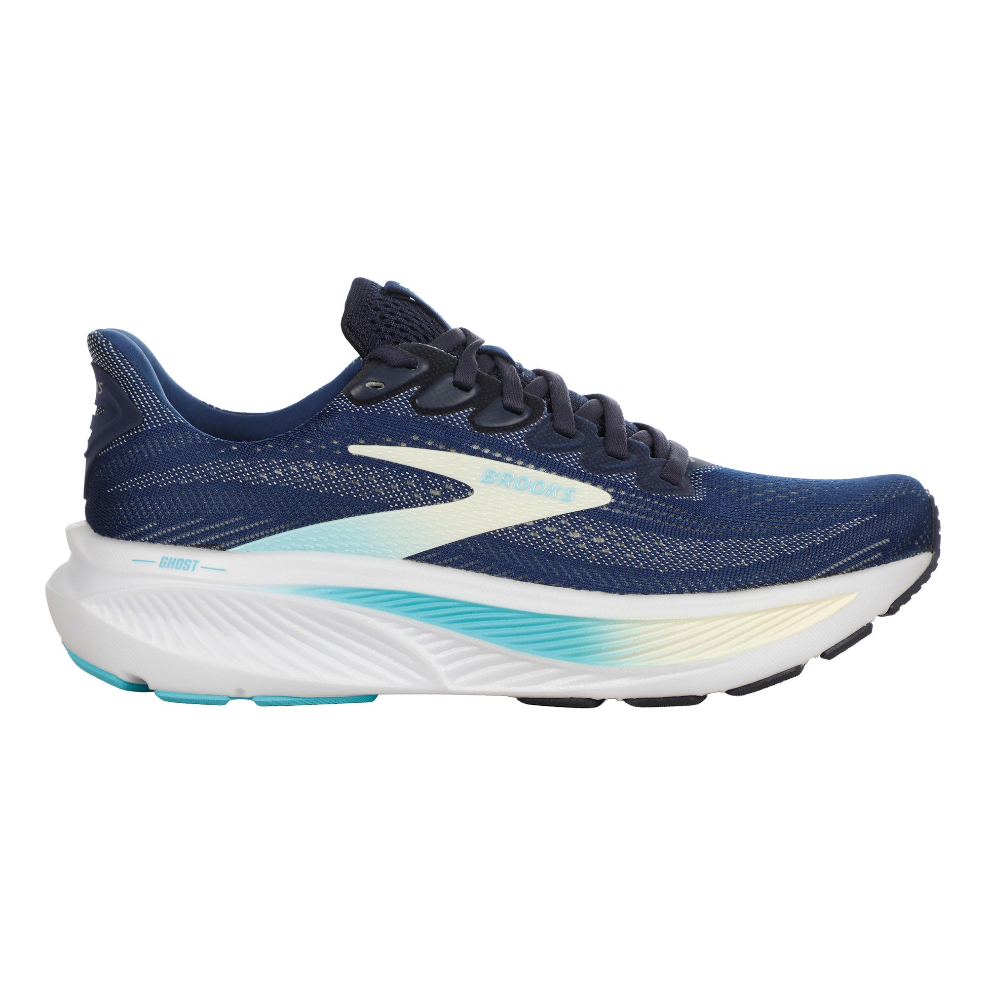 Brooks Ghost 17 Neutral sko Damer - mørkeblå, turkis