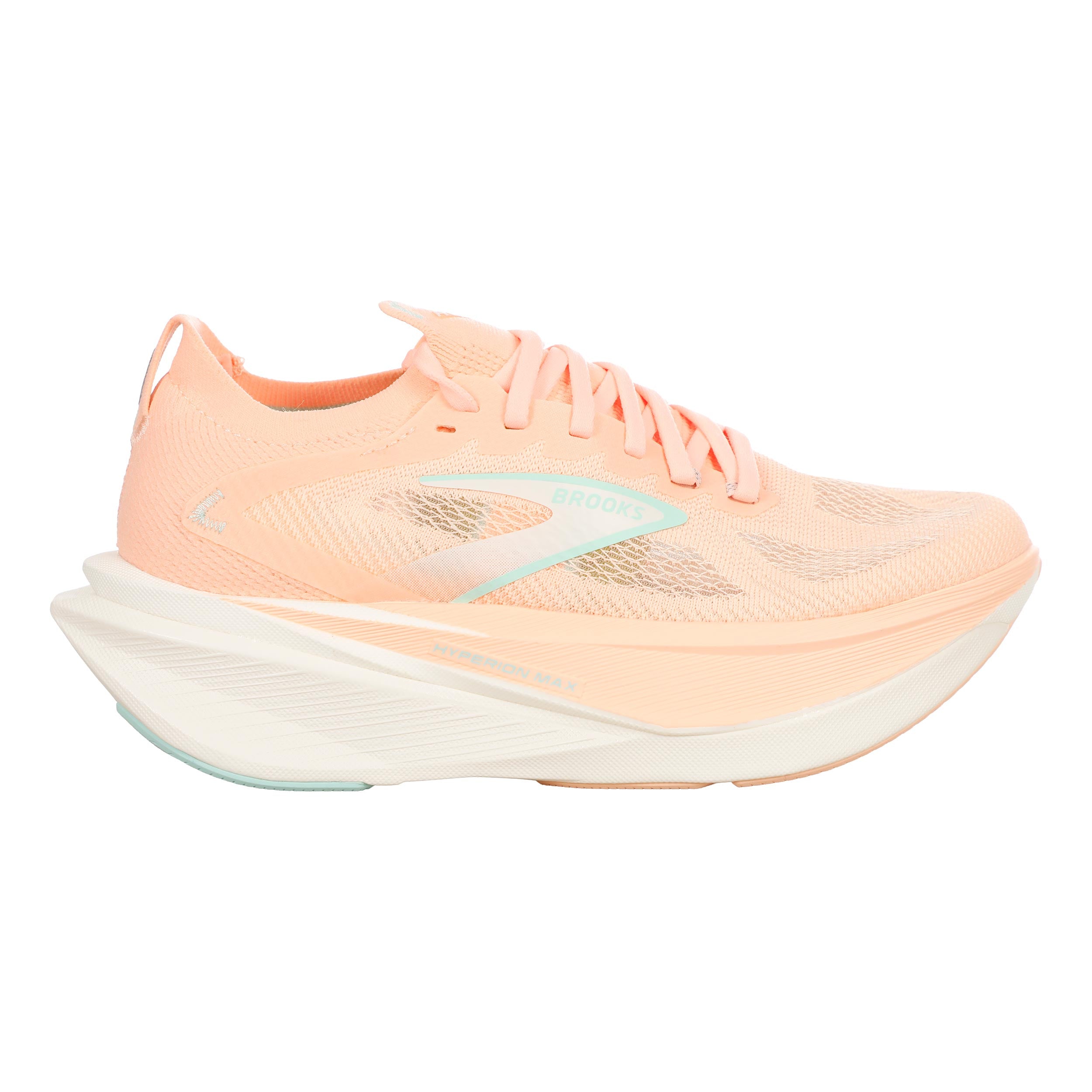 Brooks Hyperion Max 3 Neutral sko Damer - koral, creme