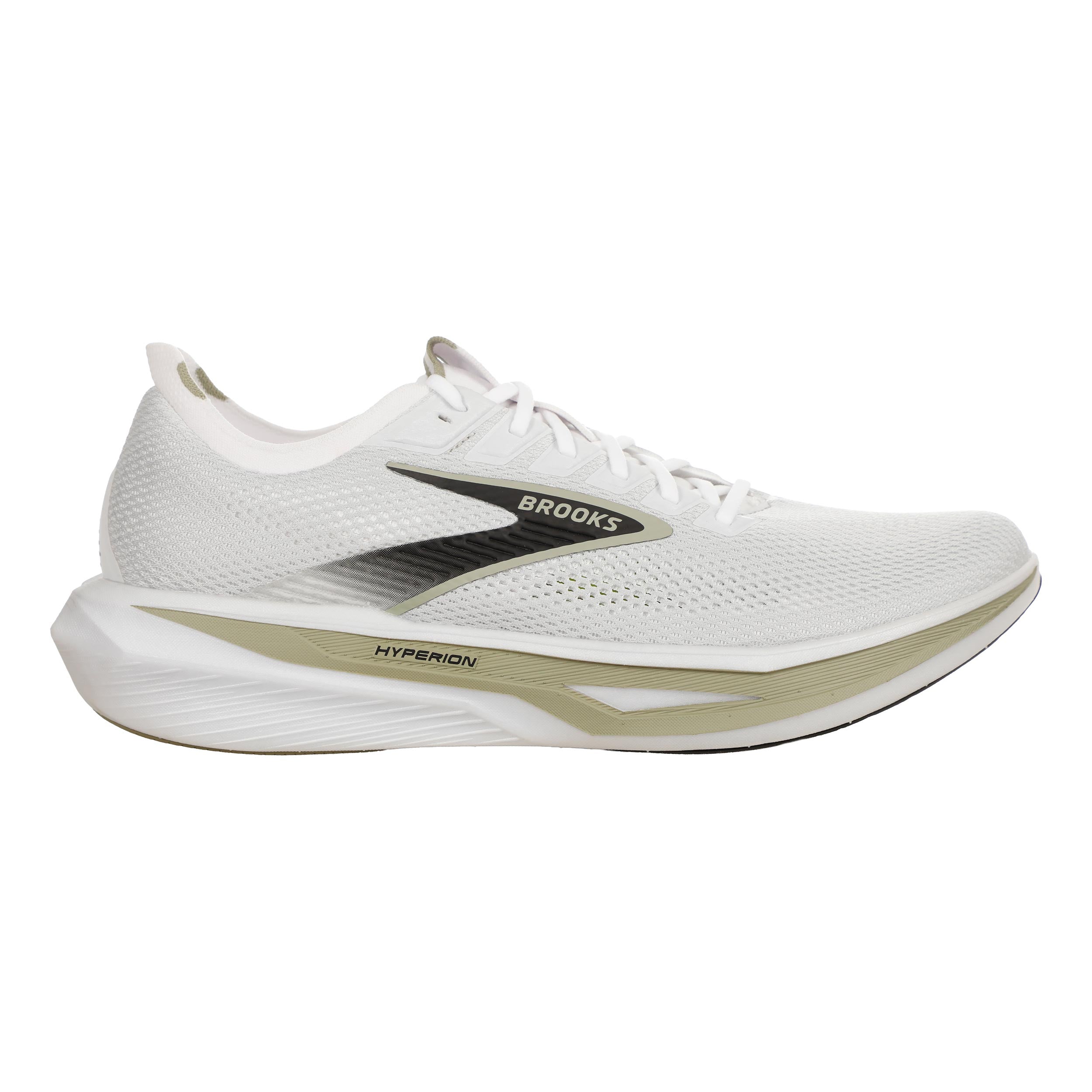 Brooks Hyperion 3 Neutral sko Herrer - hvid, oliven