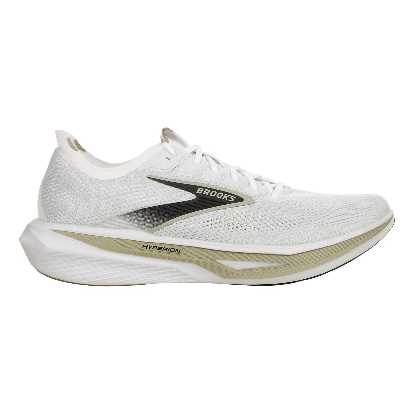 Brooks Hyperion 3 Neutral sko Herrer - hvid, oliven