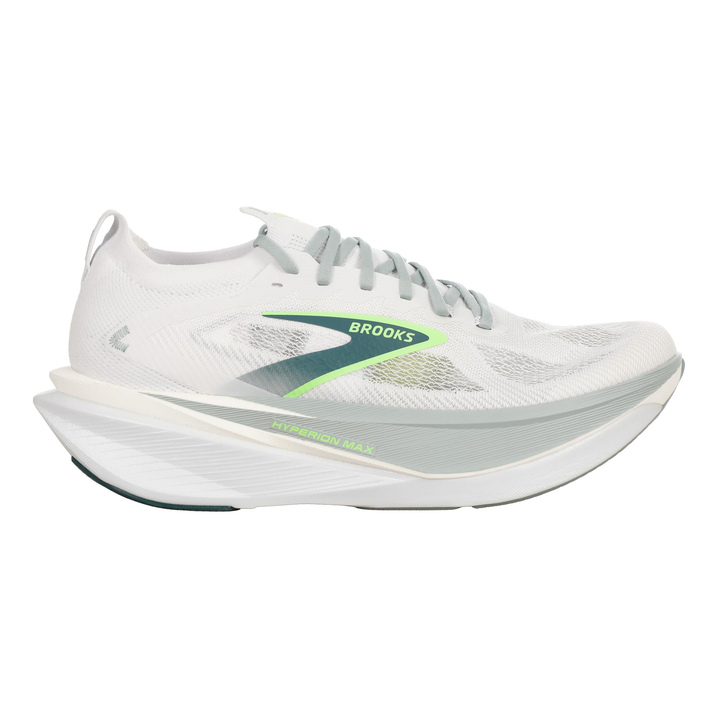 Brooks Hyperion Max 3 Neutral sko Herrer - hvid, grøn