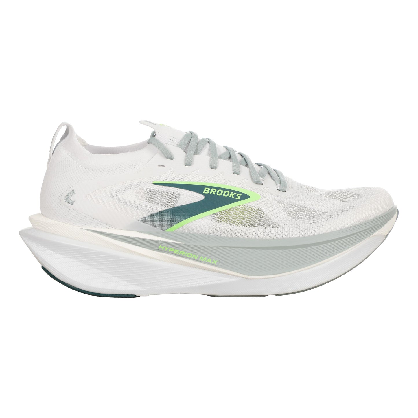 Brooks Hyperion Max 3 Neutral sko Herrer - hvid, grøn
