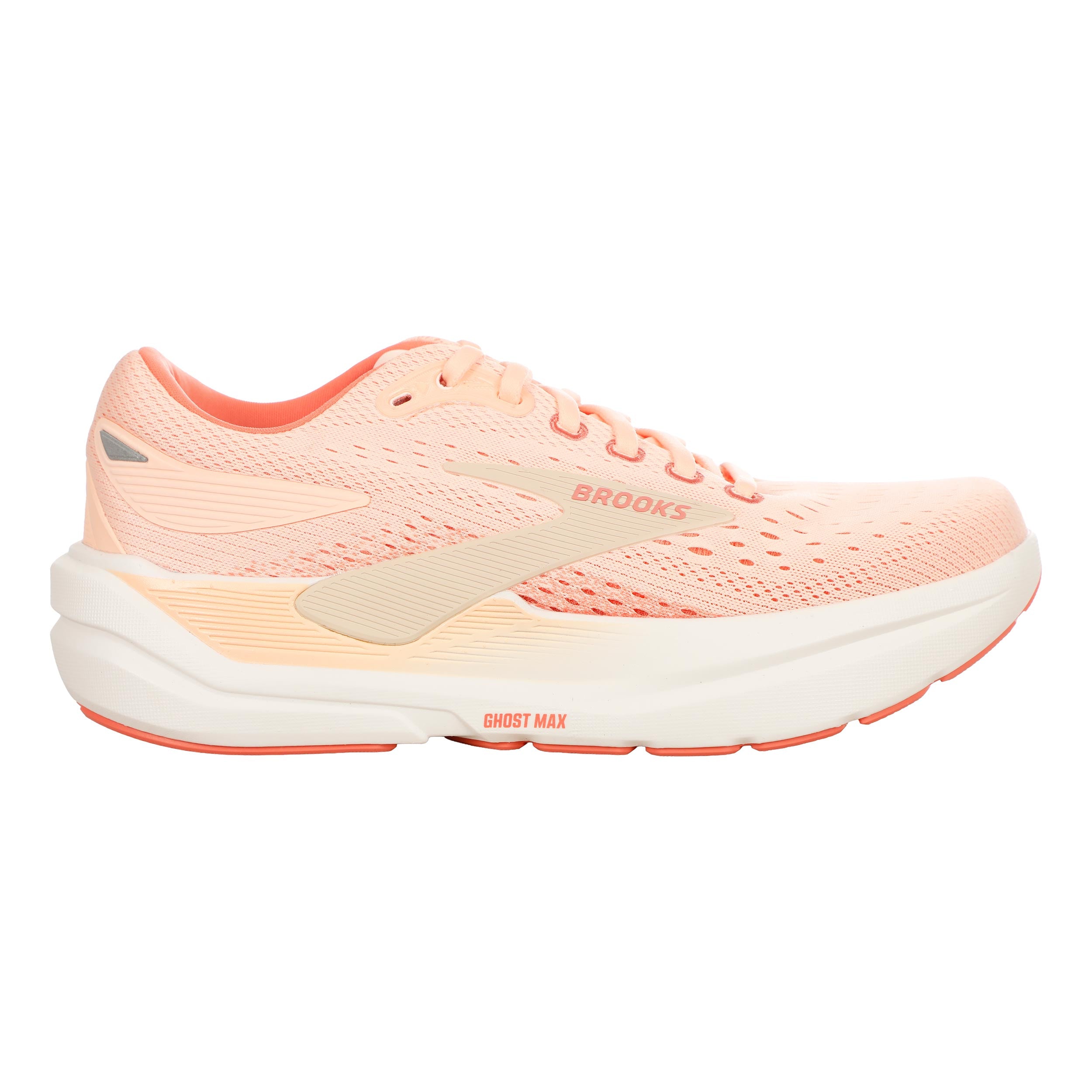 Brooks Ghost Max 3 Neutral sko Damer - koral, beige