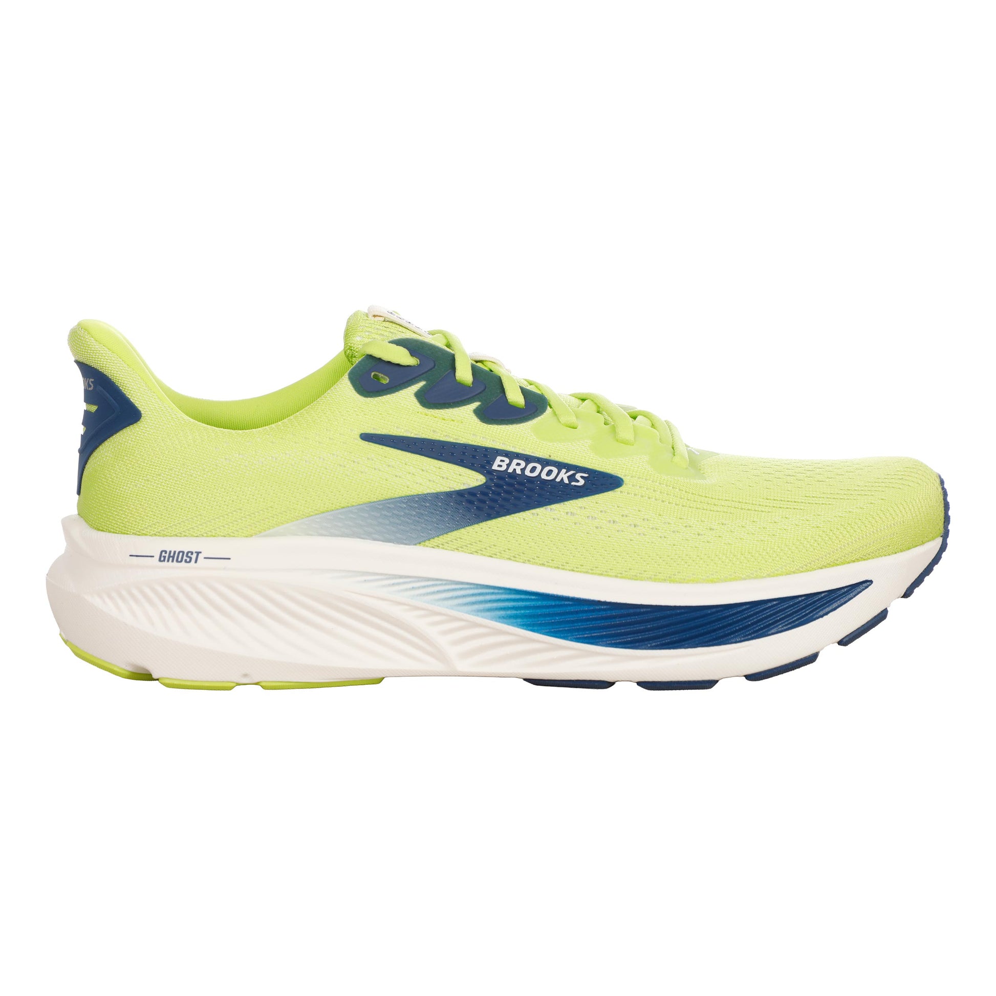 Brooks Ghost 17 Neutral sko Herrer - lime, blå