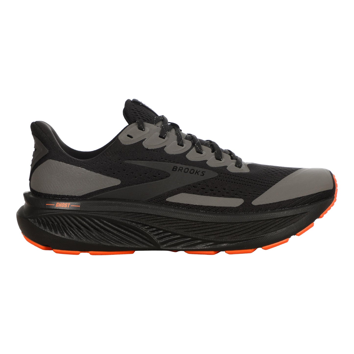 Brooks Ghost 17 Neutral sko Herrer - sort, orange