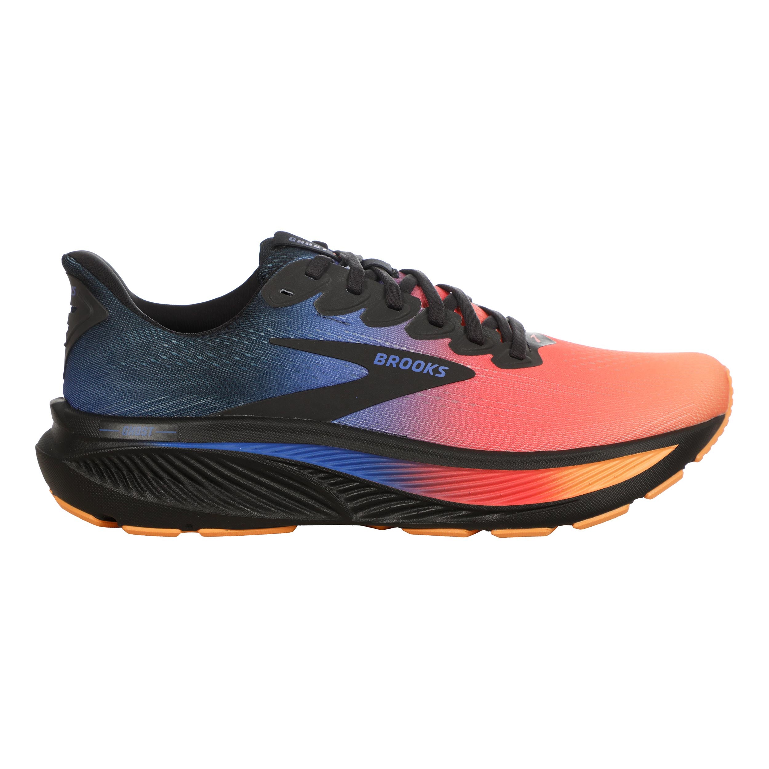Brooks Ghost 17 Neutral sko Herrer - mørkeblå, koral